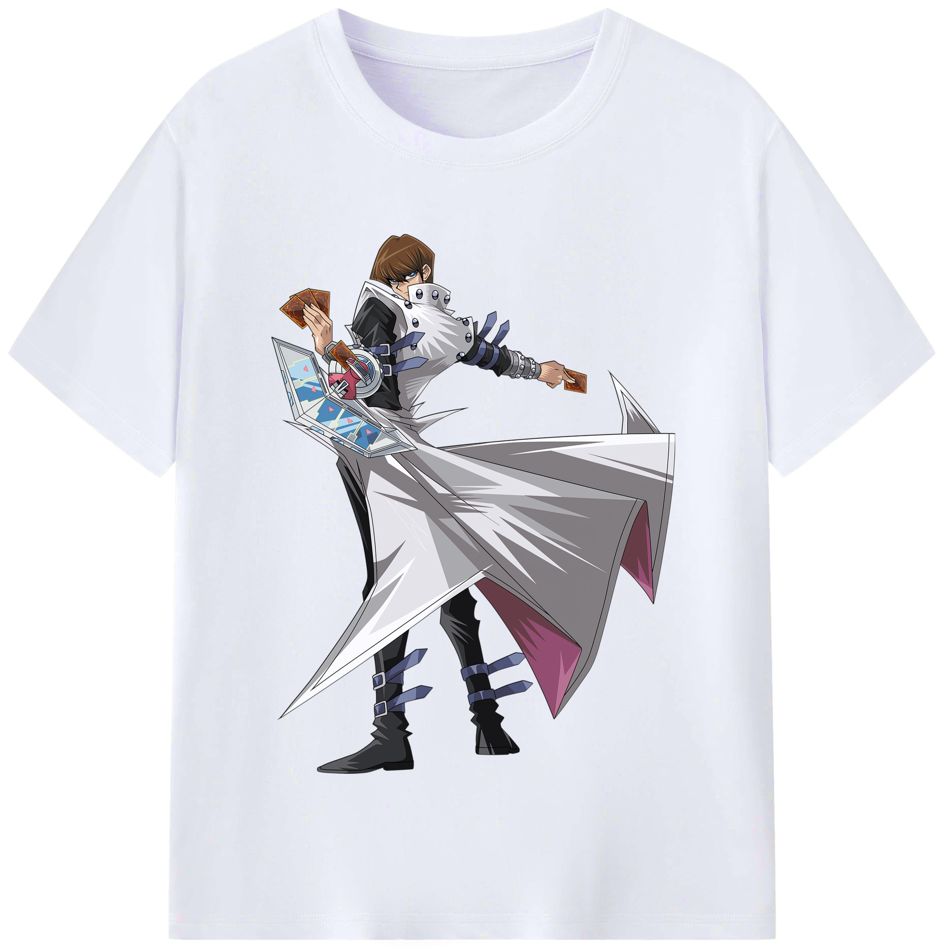 （画像用） 遊☆戯☆王 Yu-Gi-Oh! レディースカジュアルプリントTシャツ（綿100％）