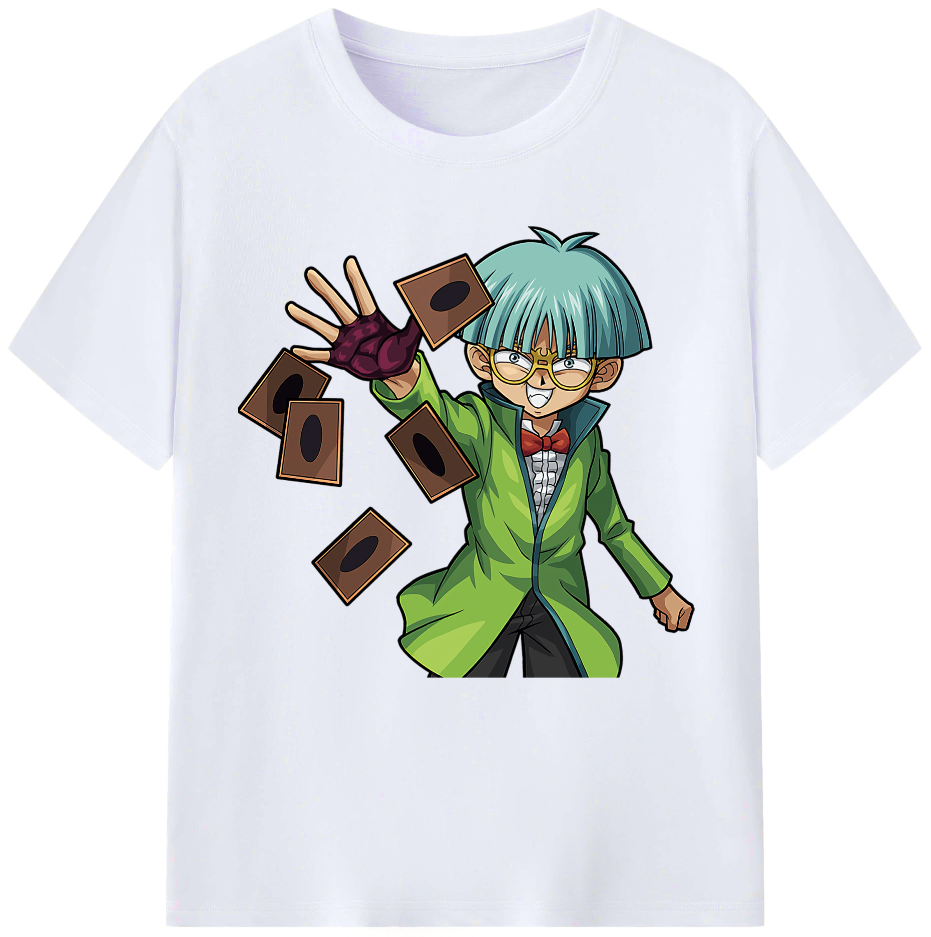 （画像用） 遊☆戯☆王 Yu-Gi-Oh! レディースカジュアルプリントTシャツ（綿100％）