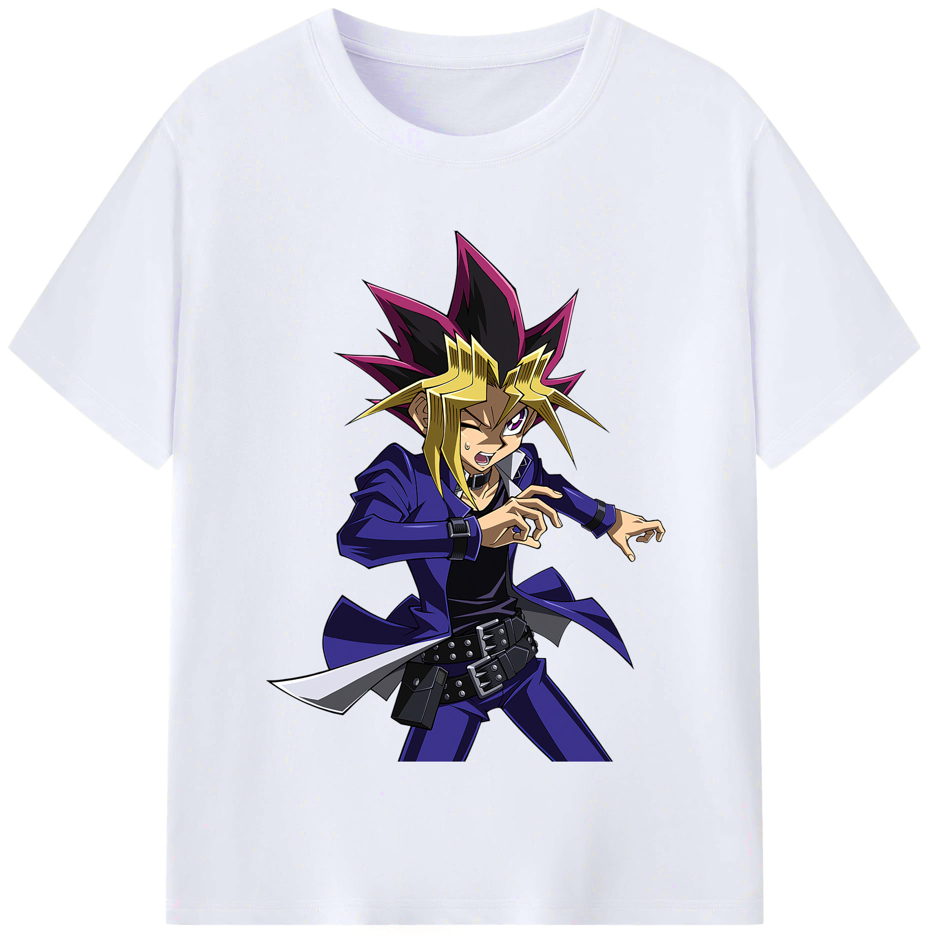 （画像用） 遊☆戯☆王 Yu-Gi-Oh! レディースカジュアルプリントTシャツ（綿100％）