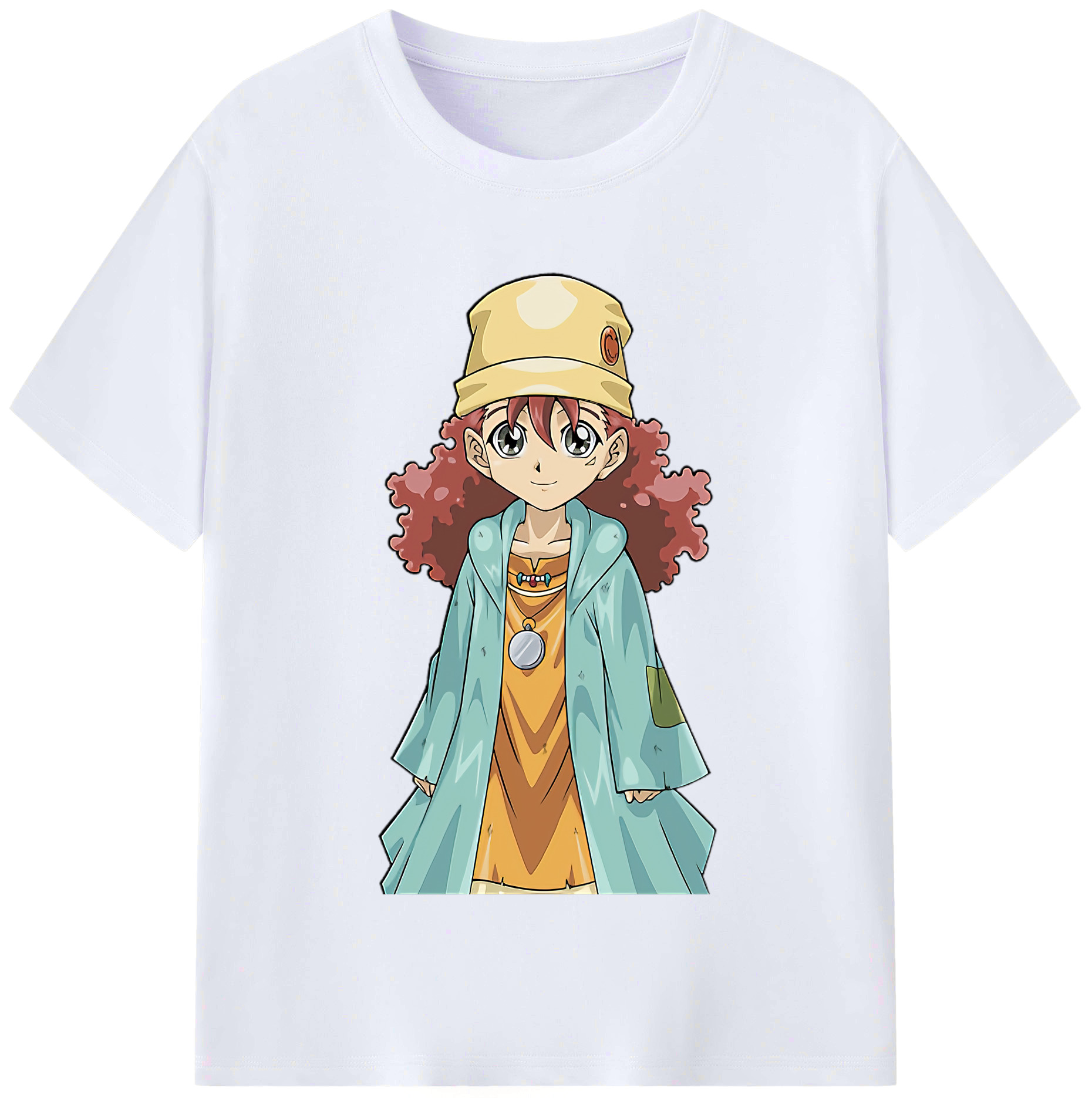 （画像用） 遊☆戯☆王 Yu-Gi-Oh! レディースカジュアルプリントTシャツ（綿100％）