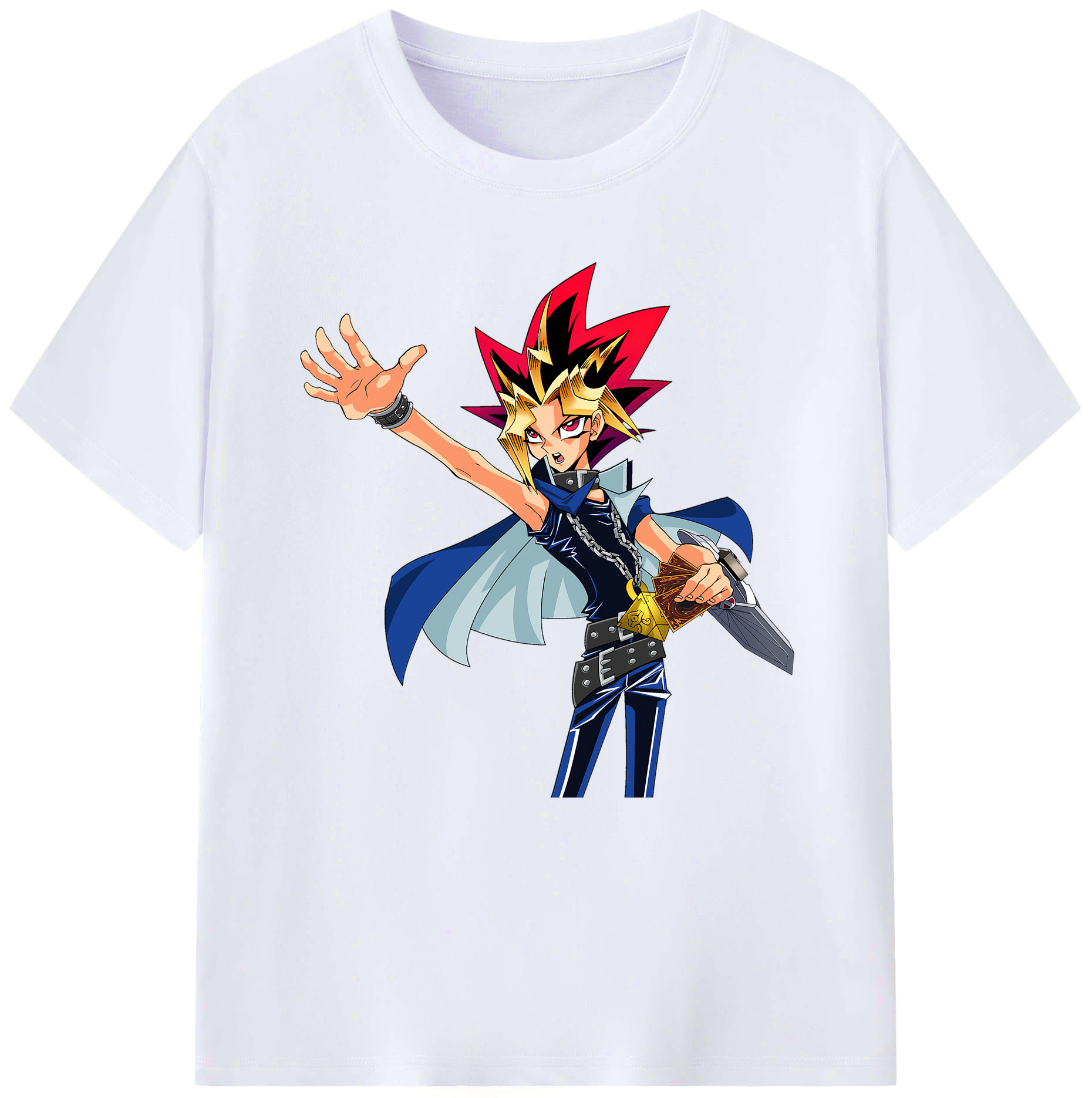 （画像用） 遊☆戯☆王 Yu-Gi-Oh! レディースカジュアルプリントTシャツ（綿100％）