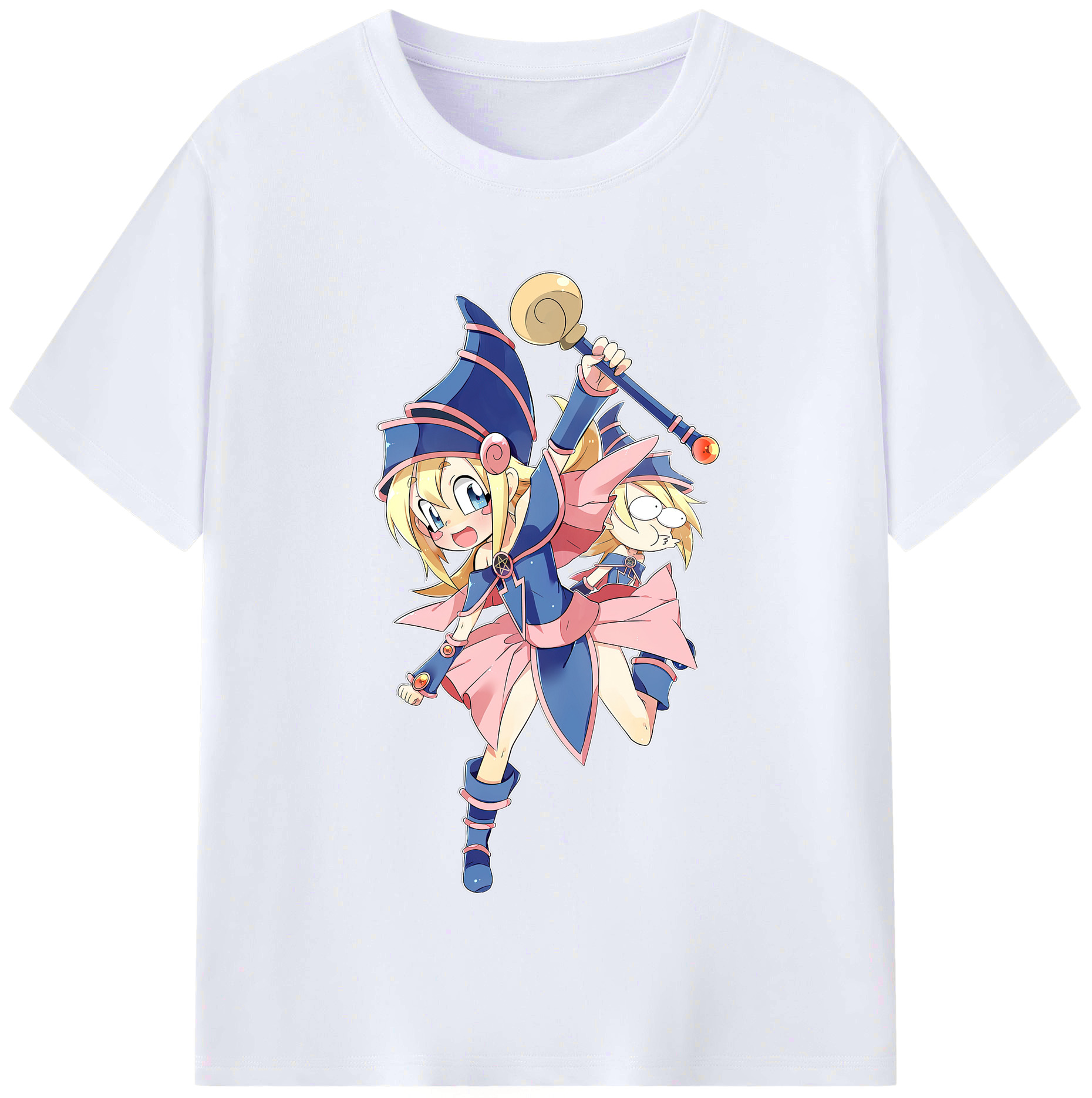 （画像用） 遊☆戯☆王 Yu-Gi-Oh! レディースカジュアルプリントTシャツ（綿100％）
