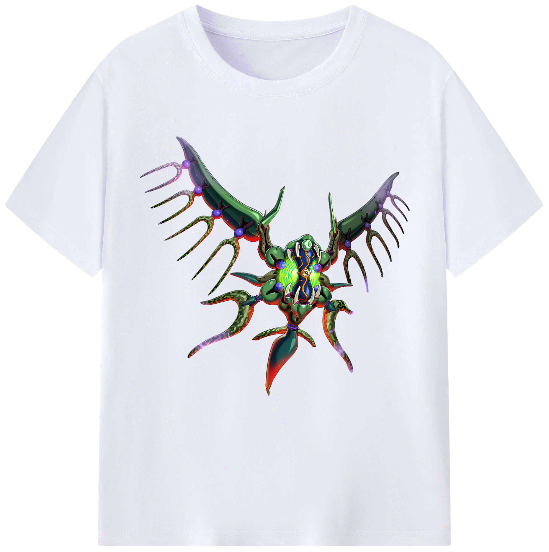 （画像用） 遊☆戯☆王 Yu-Gi-Oh! レディースカジュアルプリントTシャツ（綿100％）