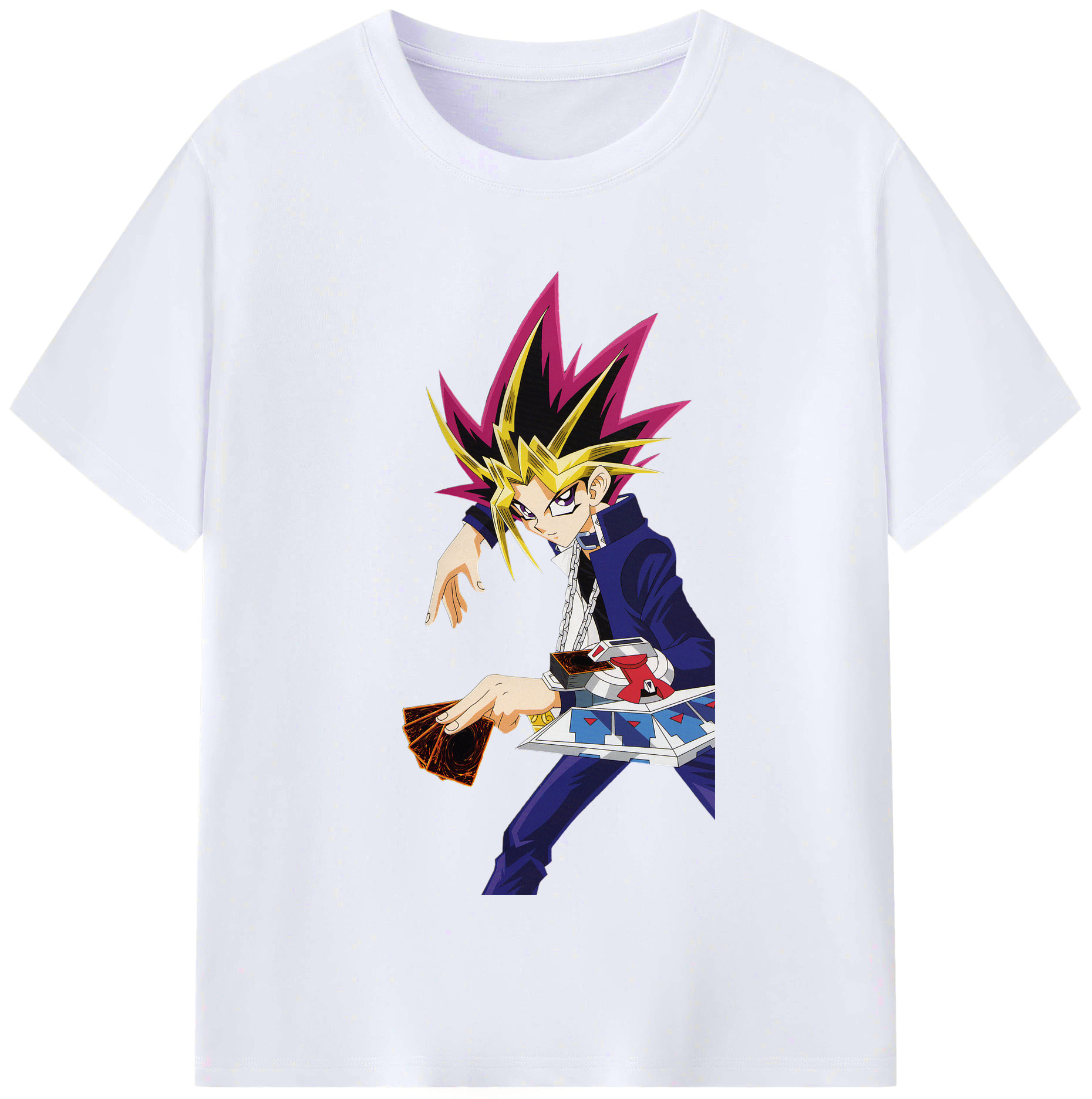 （画像用） 遊☆戯☆王 Yu-Gi-Oh! レディースカジュアルプリントTシャツ（綿100％）
