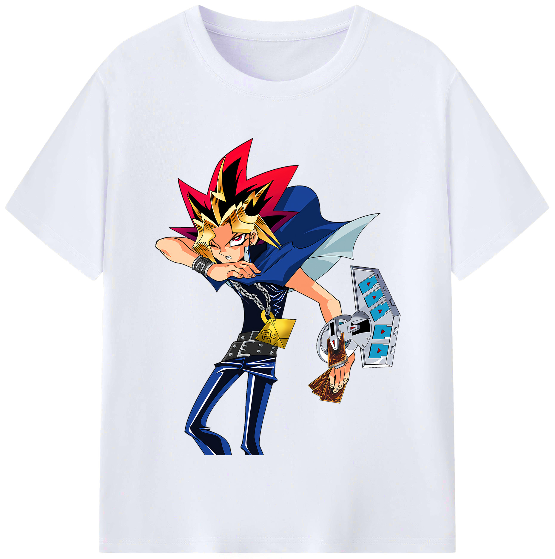 （画像用） 遊☆戯☆王 Yu-Gi-Oh! レディースカジュアルプリントTシャツ（綿100％）