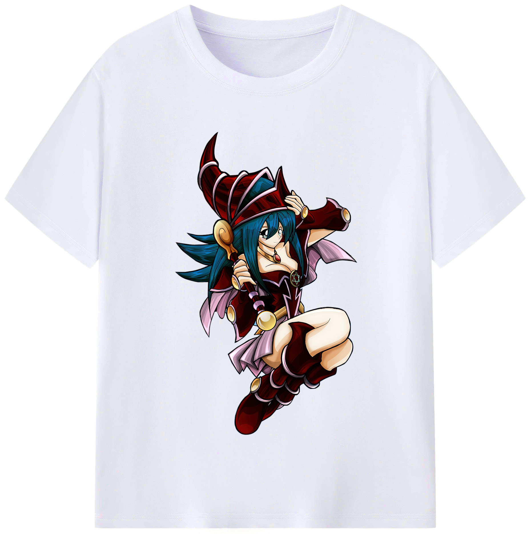 （画像用） 遊☆戯☆王 Yu-Gi-Oh! レディースカジュアルプリントTシャツ（綿100％）