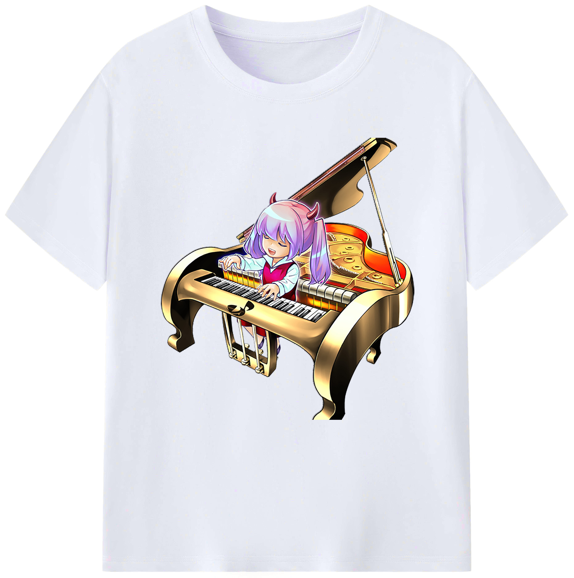 （画像用） 遊☆戯☆王 Yu-Gi-Oh! レディースカジュアルプリントTシャツ（綿100％）