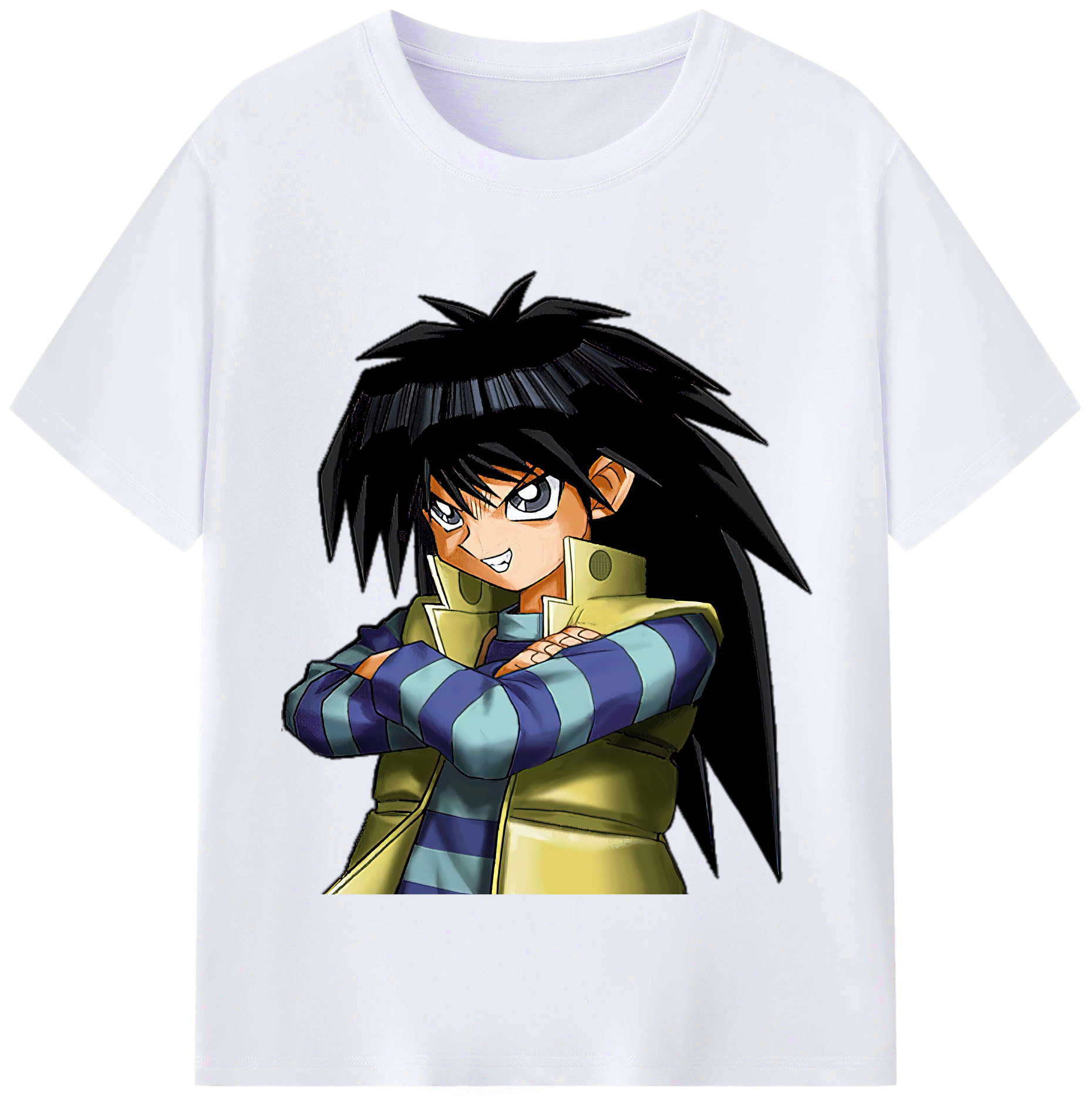 （画像用） 遊☆戯☆王 Yu-Gi-Oh! レディースカジュアルプリントTシャツ（綿100％）