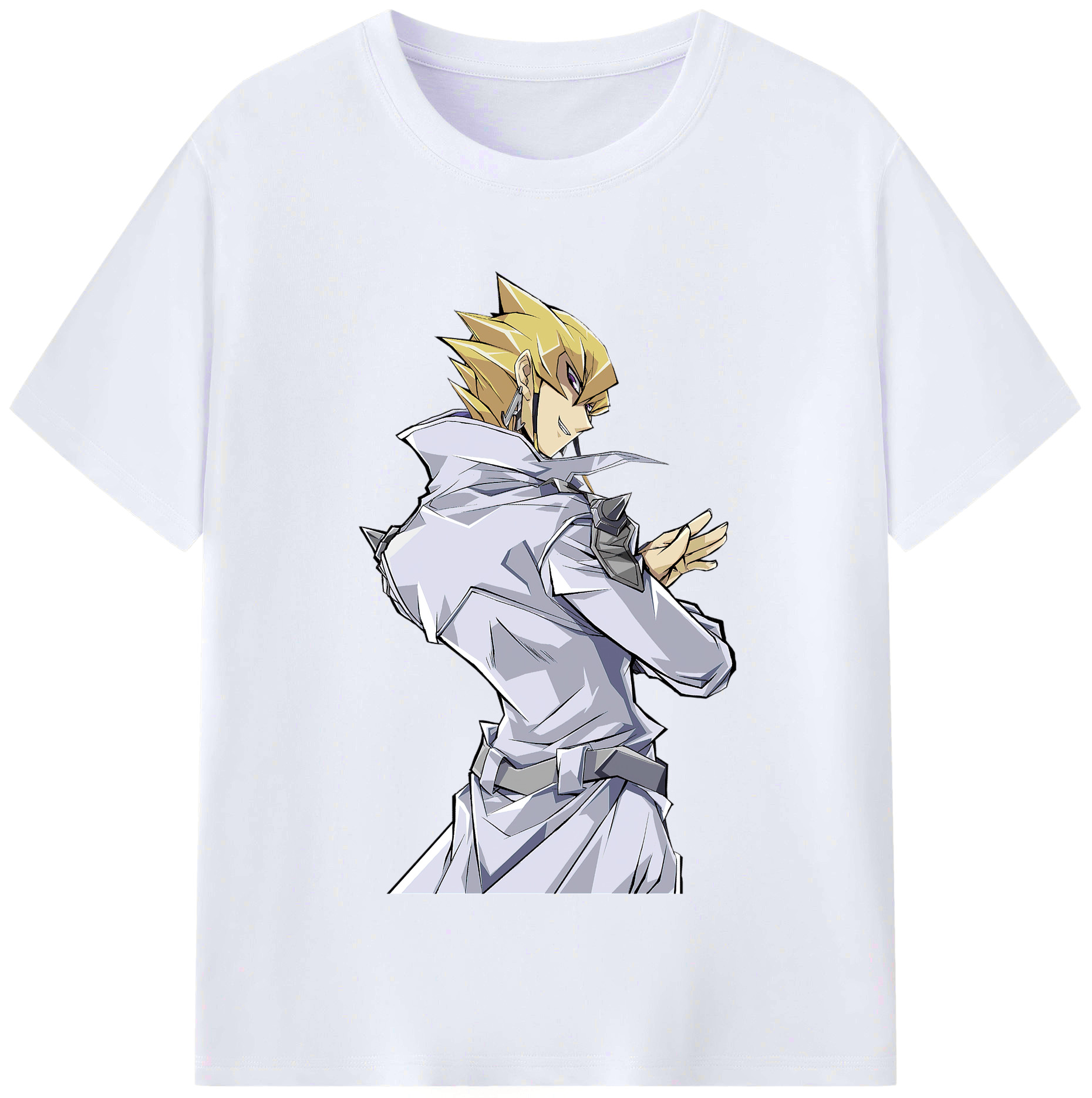 （画像用） 遊☆戯☆王 Yu-Gi-Oh! レディースカジュアルプリントTシャツ（綿100％）