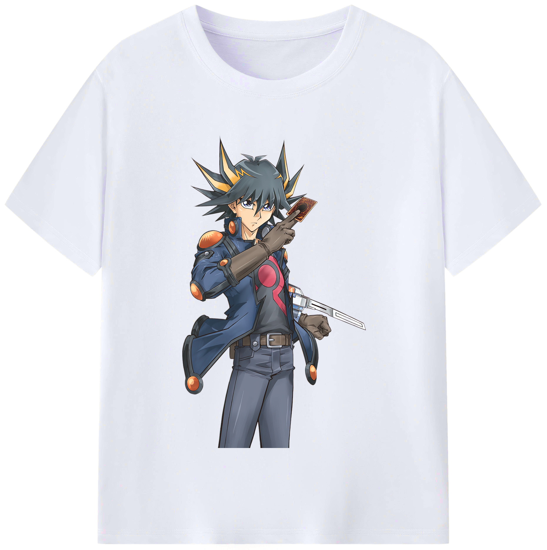 （画像用） 遊☆戯☆王 Yu-Gi-Oh! レディースカジュアルプリントTシャツ（綿100％）