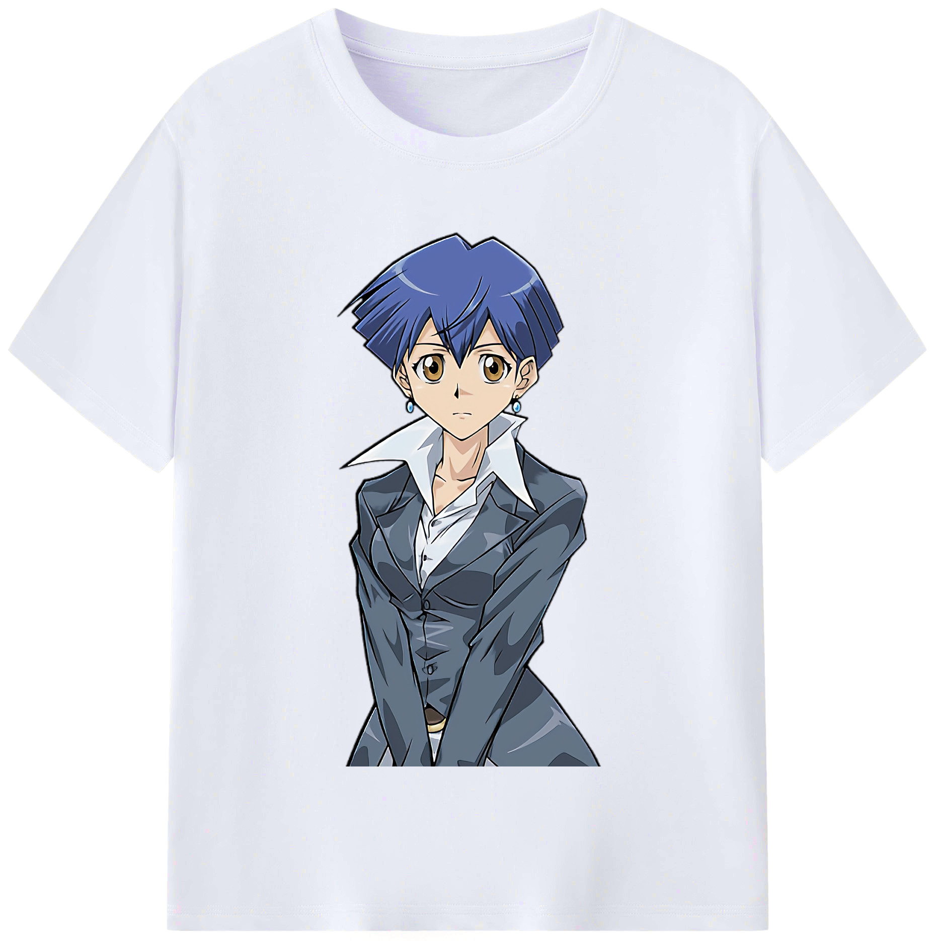 （画像用） 遊☆戯☆王 Yu-Gi-Oh! レディースカジュアルプリントTシャツ（綿100％）