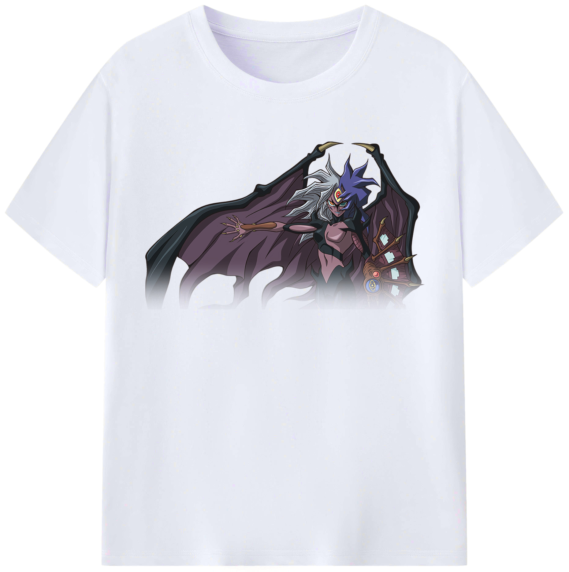（画像用） 遊☆戯☆王 Yu-Gi-Oh! レディースカジュアルプリントTシャツ（綿100％）