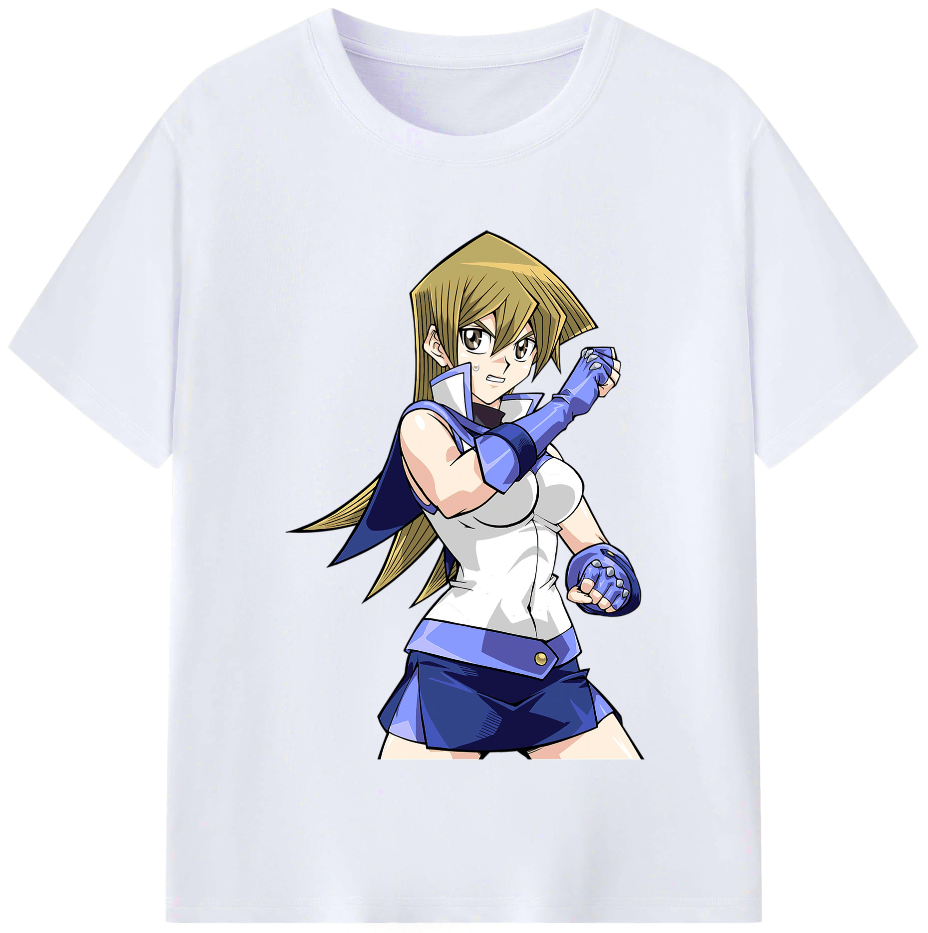 （画像用） 遊☆戯☆王 Yu-Gi-Oh! レディースカジュアルプリントTシャツ（綿100％）