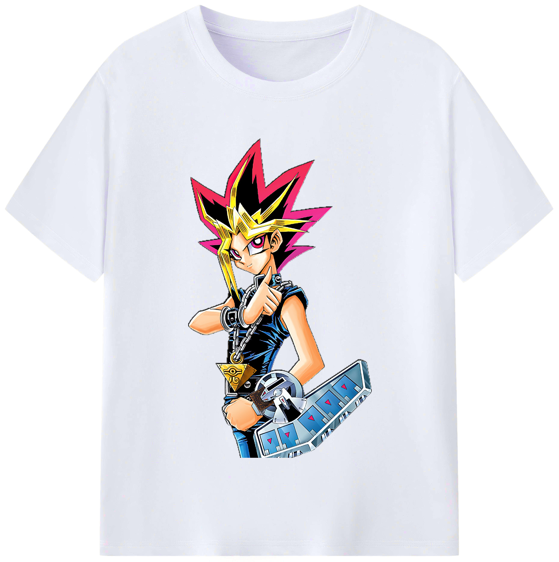 （画像用） 遊☆戯☆王 Yu-Gi-Oh! レディースカジュアルプリントTシャツ（綿100％）