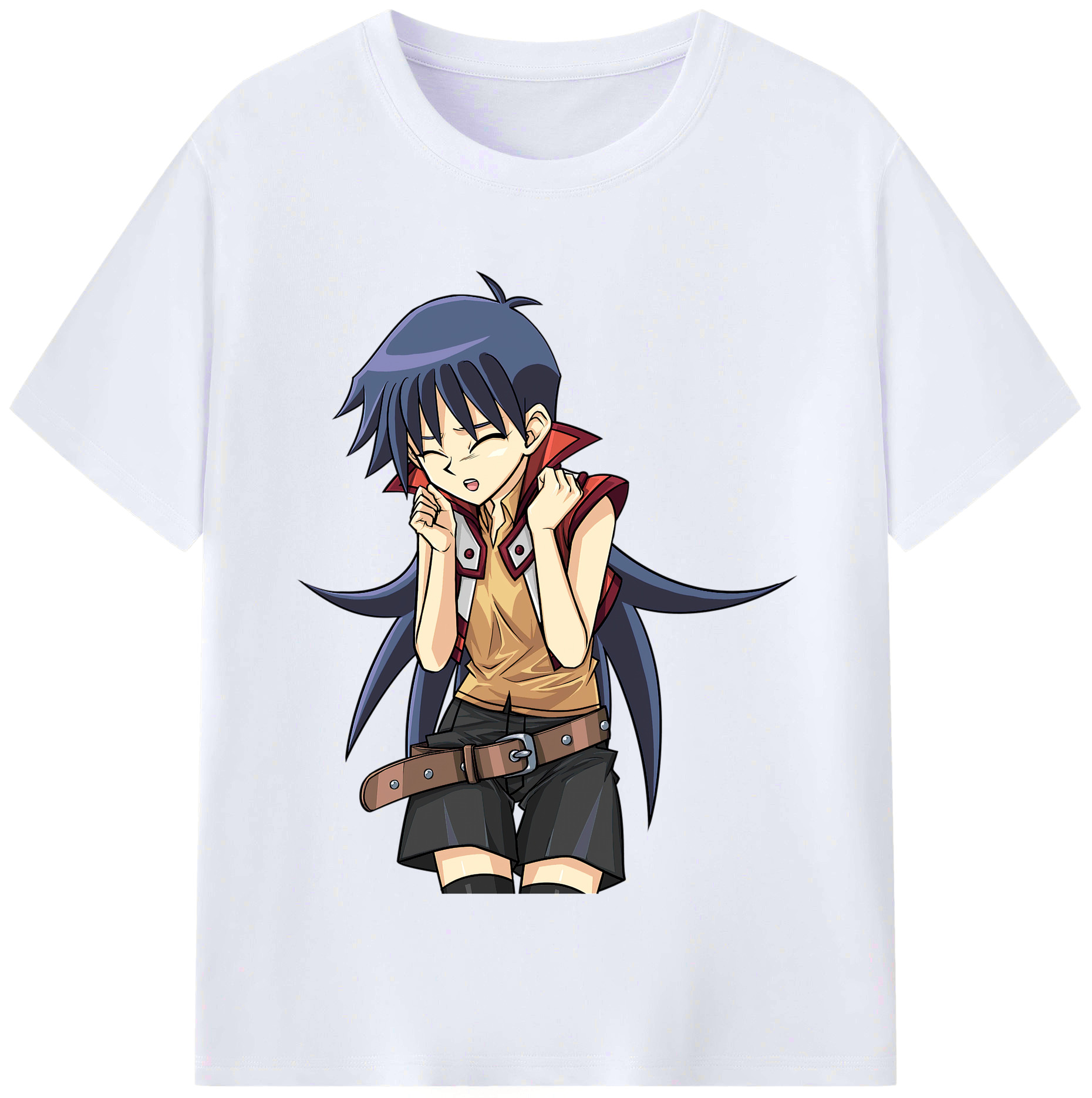 （画像用） 遊☆戯☆王 Yu-Gi-Oh! レディースカジュアルプリントTシャツ（綿100％）
