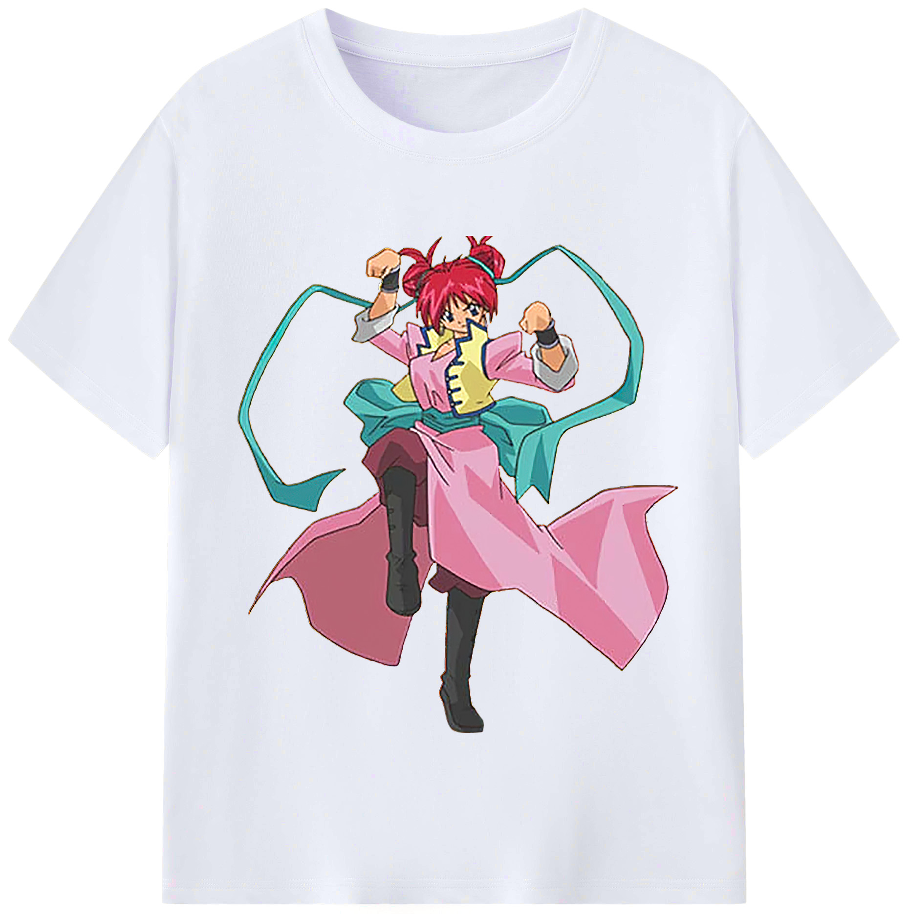 （画像用） 遊☆戯☆王 Yu-Gi-Oh! レディースカジュアルプリントTシャツ（綿100％）