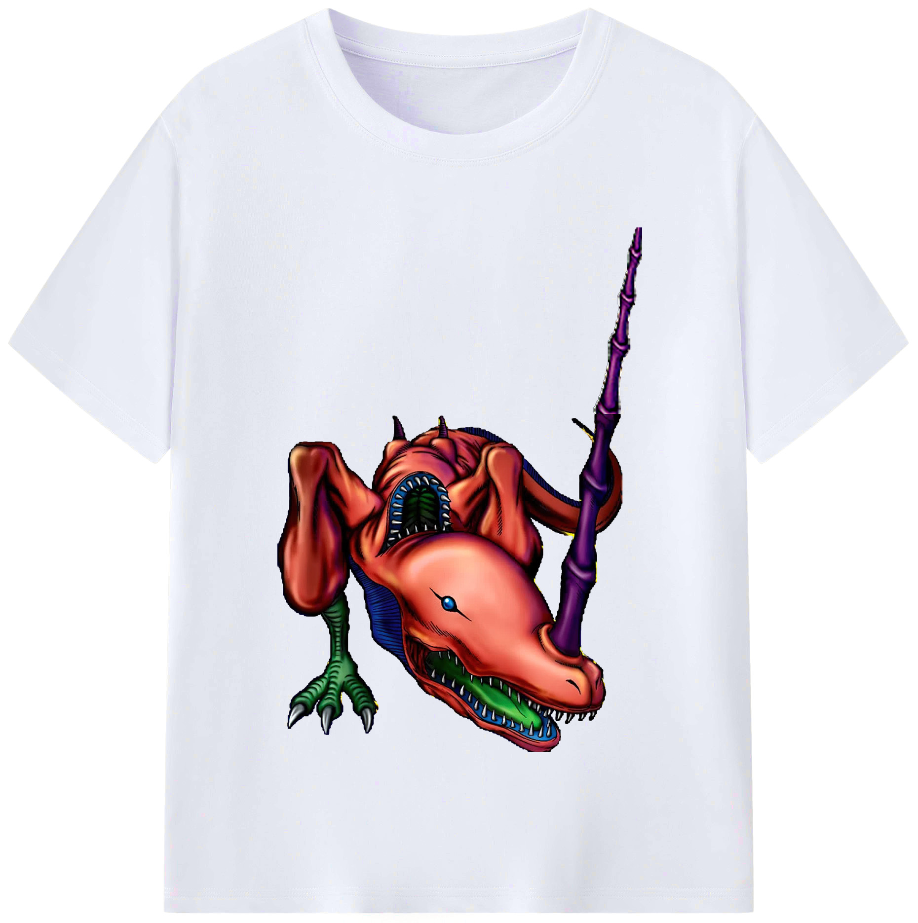（画像用） 遊☆戯☆王 Yu-Gi-Oh! レディースカジュアルプリントTシャツ（綿100％）