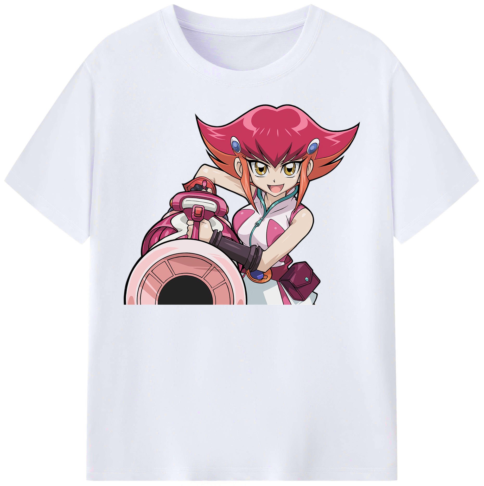 （画像用） 遊☆戯☆王 Yu-Gi-Oh! レディースカジュアルプリントTシャツ（綿100％）
