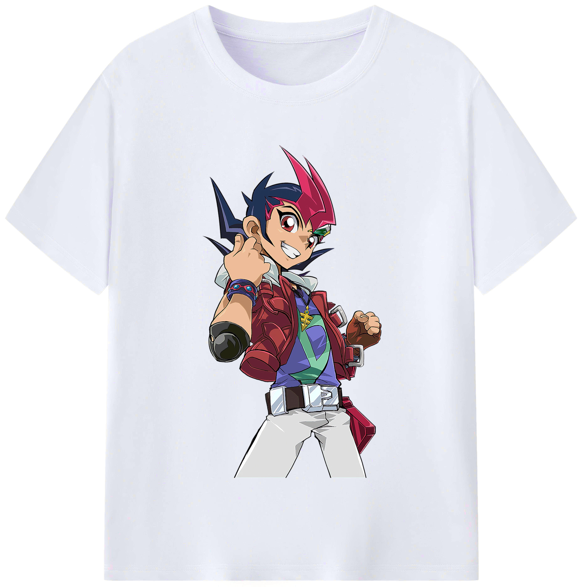 （画像用） 遊☆戯☆王 Yu-Gi-Oh! レディースカジュアルプリントTシャツ（綿100％）
