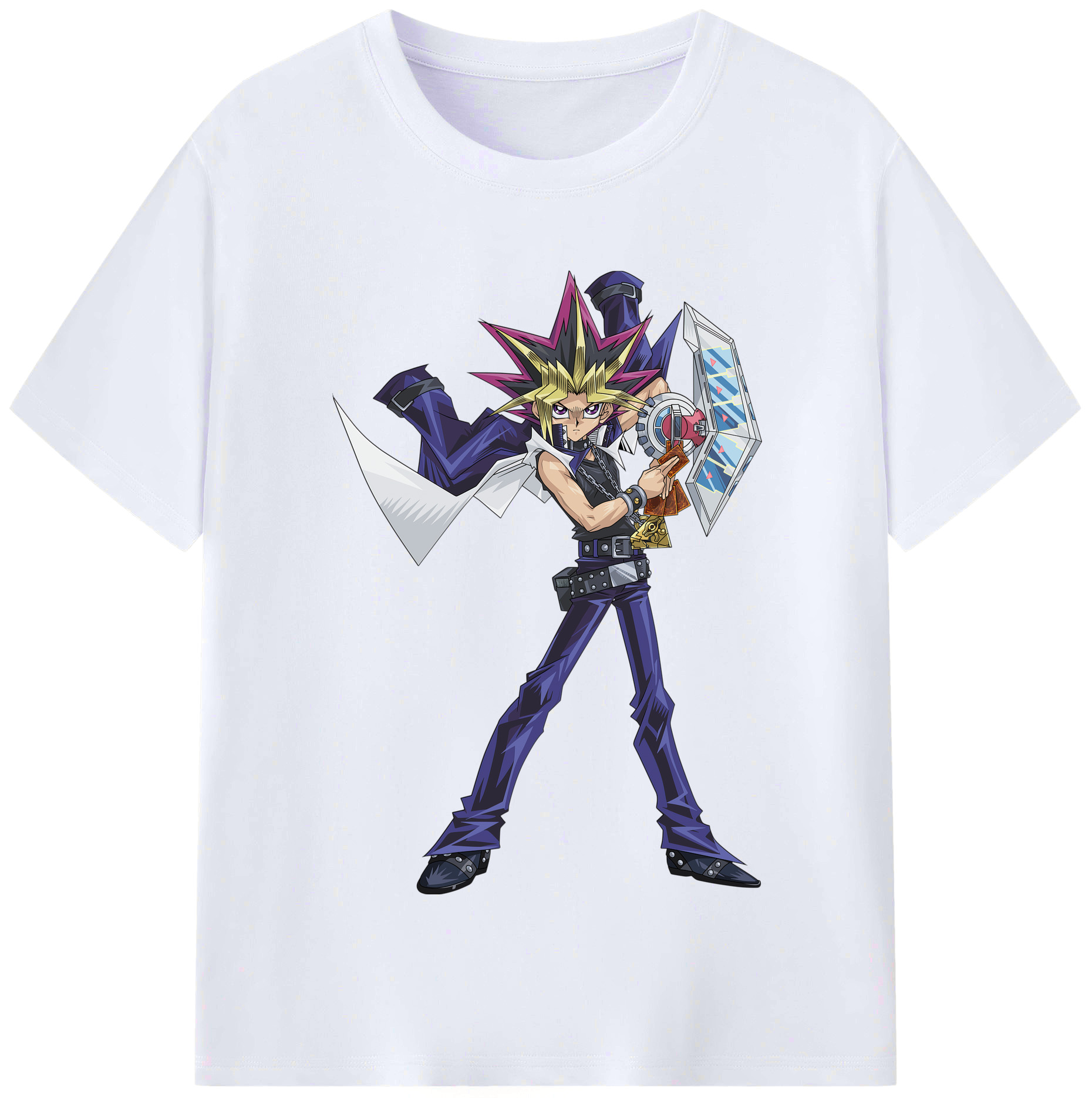 （画像用） 遊☆戯☆王 Yu-Gi-Oh! レディースカジュアルプリントTシャツ（綿100％）