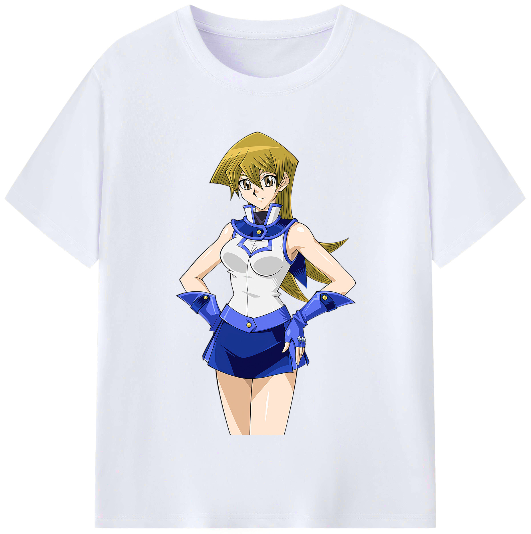 （画像用） 遊☆戯☆王 Yu-Gi-Oh! レディースカジュアルプリントTシャツ（綿100％）
