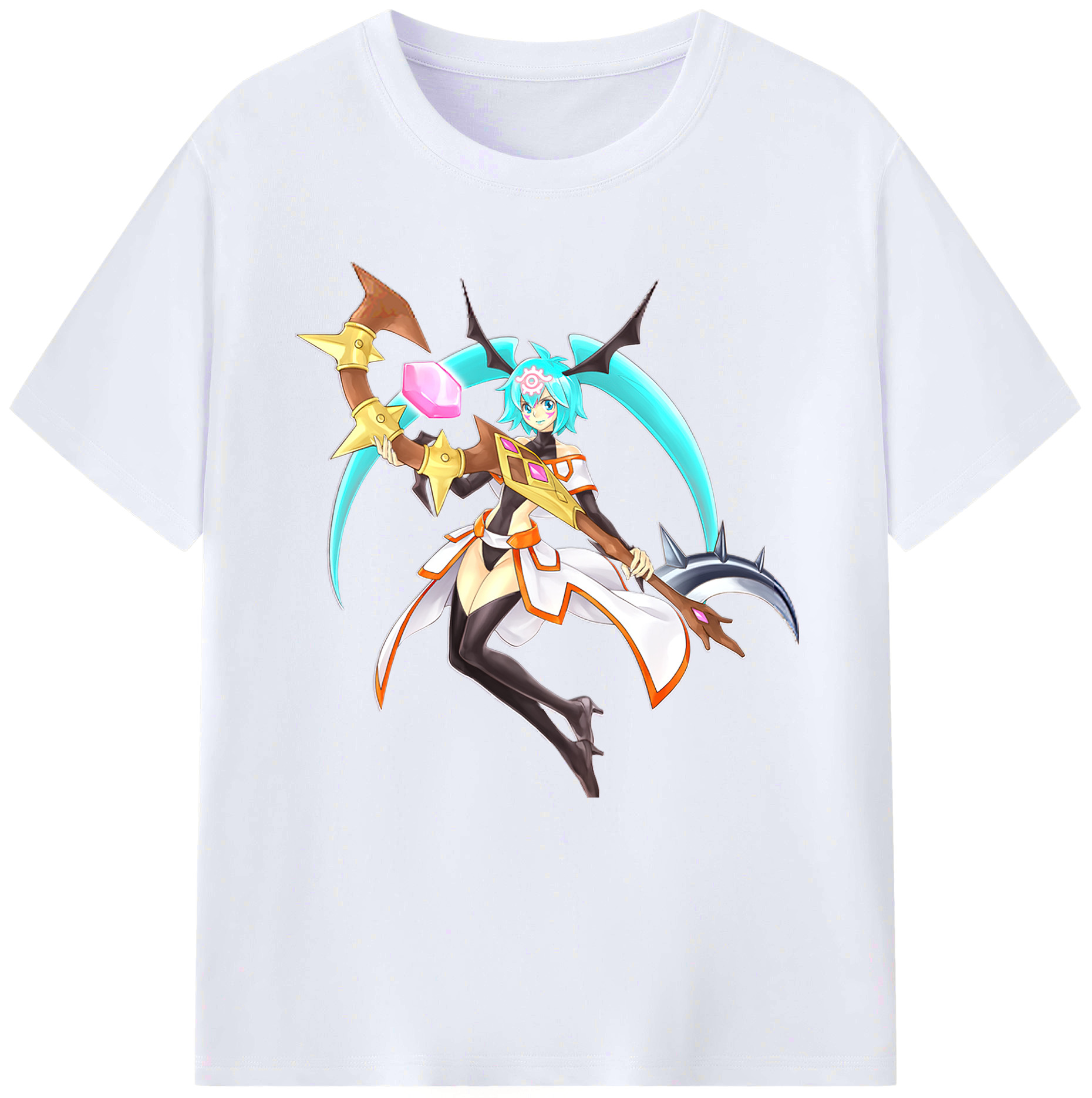 （画像用） 遊☆戯☆王 Yu-Gi-Oh! レディースカジュアルプリントTシャツ（綿100％）
