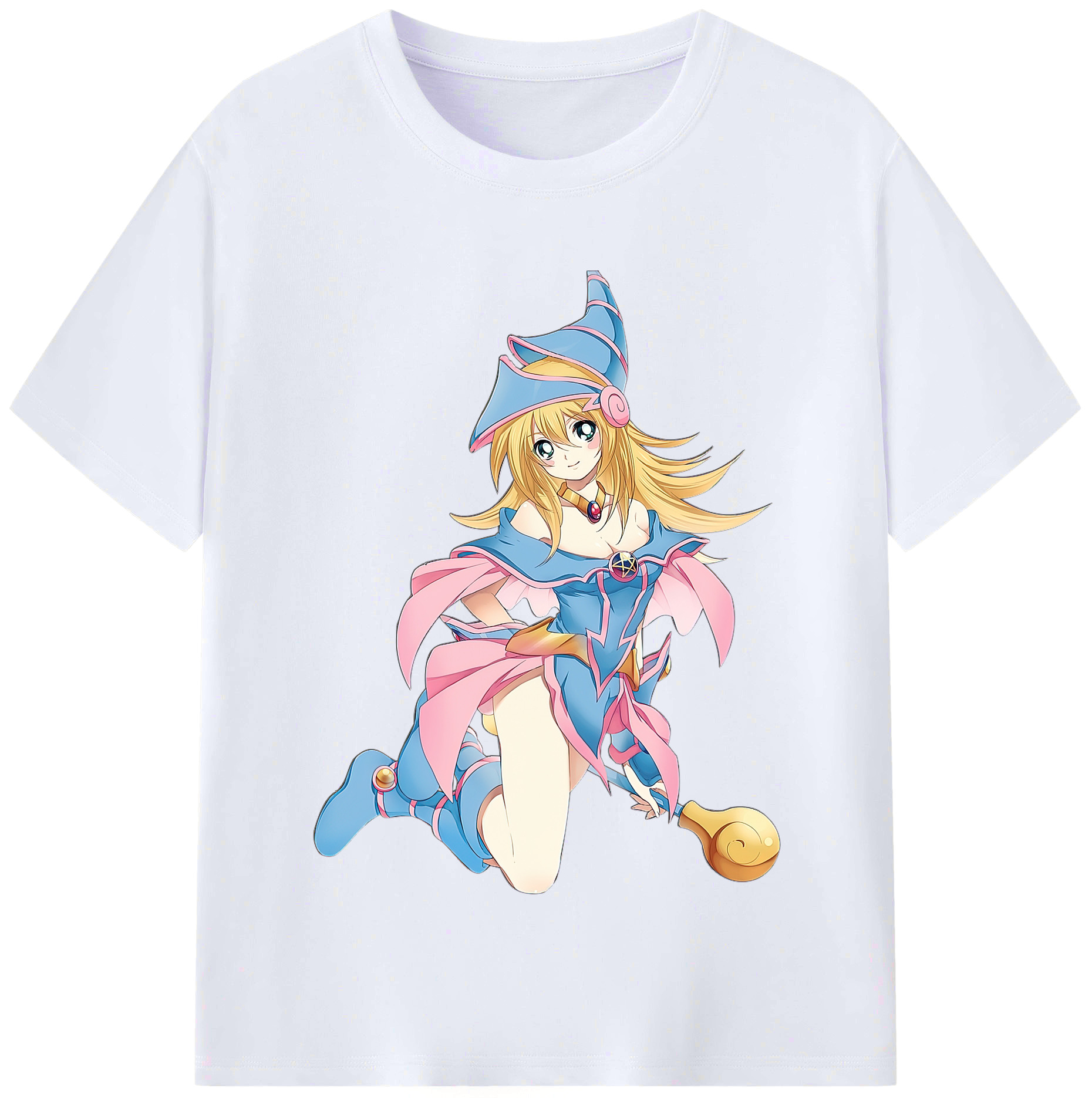 （画像用） 遊☆戯☆王 Yu-Gi-Oh! レディースカジュアルプリントTシャツ（綿100％）