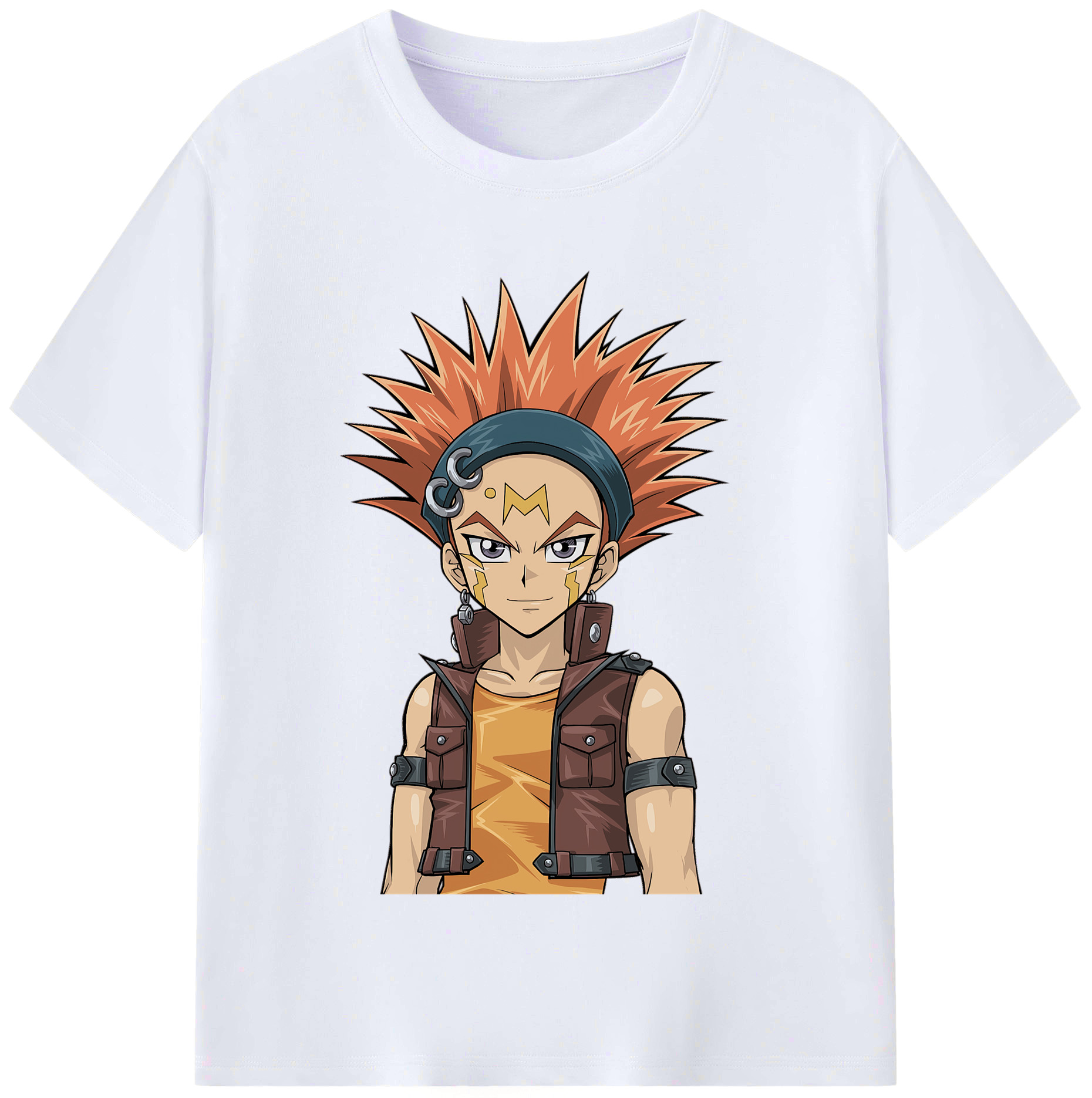 （画像用） 遊☆戯☆王 Yu-Gi-Oh! レディースカジュアルプリントTシャツ（綿100％）