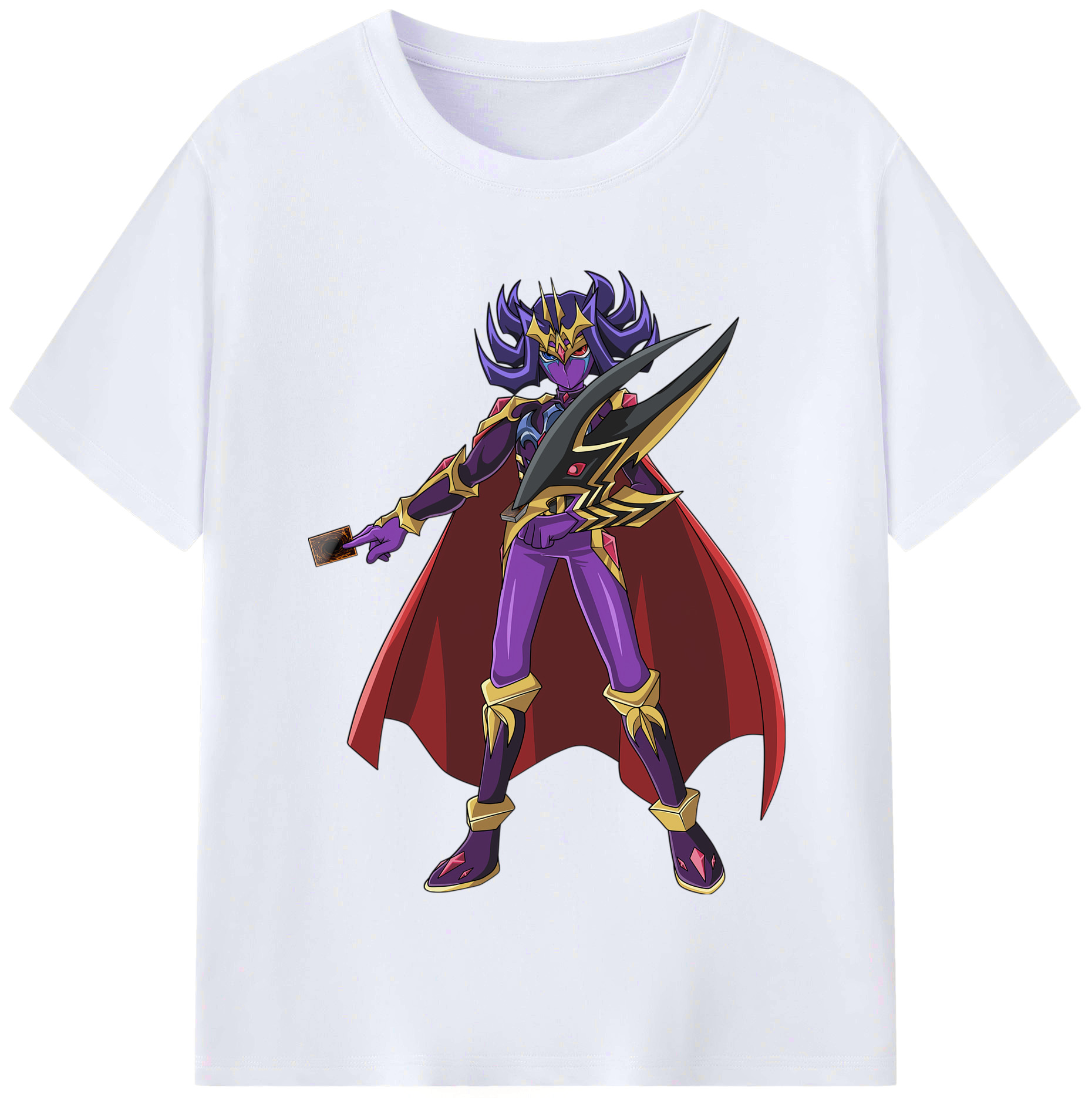 （画像用） 遊☆戯☆王 Yu-Gi-Oh! レディースカジュアルプリントTシャツ（綿100％）