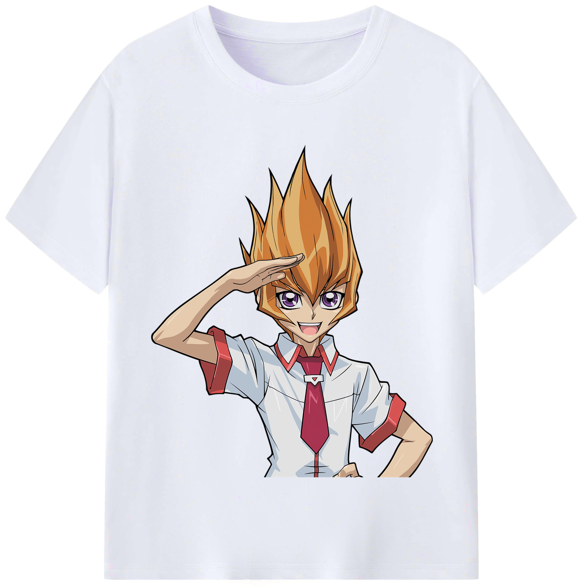 （画像用） 遊☆戯☆王 Yu-Gi-Oh! レディースカジュアルプリントTシャツ（綿100％）
