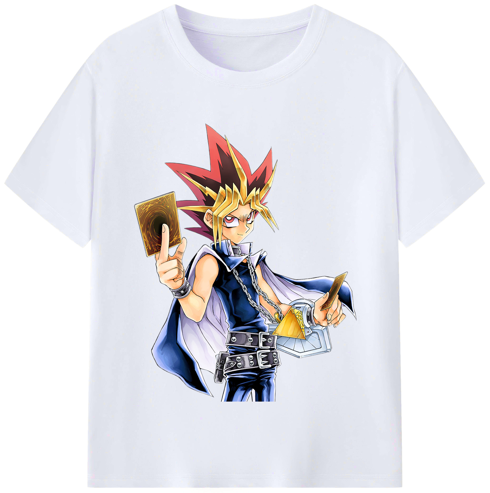 （画像用） 遊☆戯☆王 Yu-Gi-Oh! レディースカジュアルプリントTシャツ（綿100％）