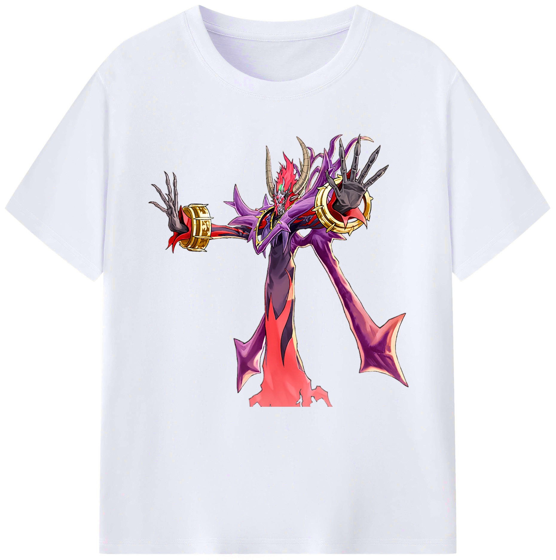 （画像用） 遊☆戯☆王 Yu-Gi-Oh! レディースカジュアルプリントTシャツ（綿100％）