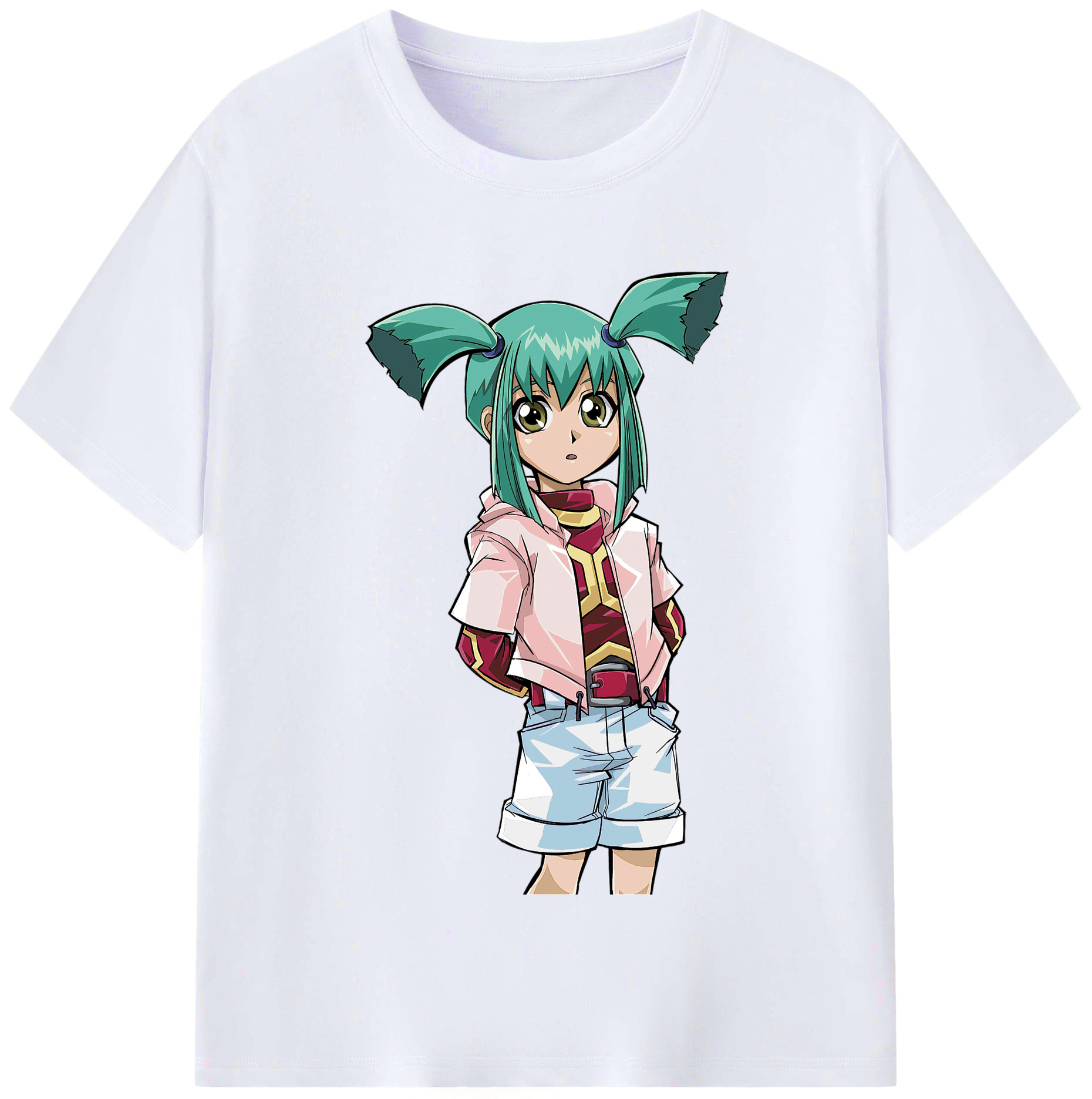 （画像用） 遊☆戯☆王 Yu-Gi-Oh! レディースカジュアルプリントTシャツ（綿100％）