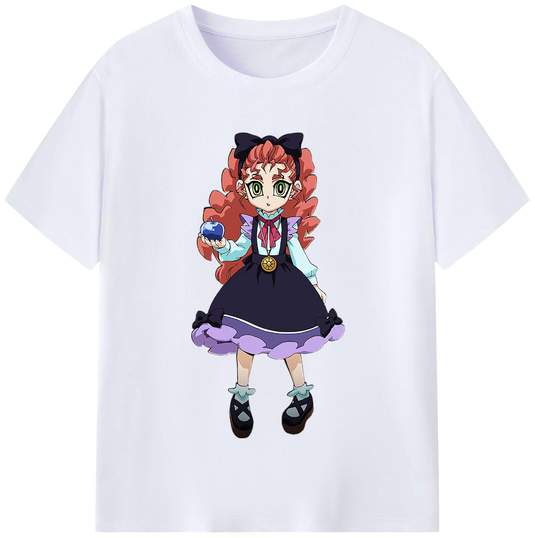 （画像用） 遊☆戯☆王 Yu-Gi-Oh! レディースカジュアルプリントTシャツ（綿100％）