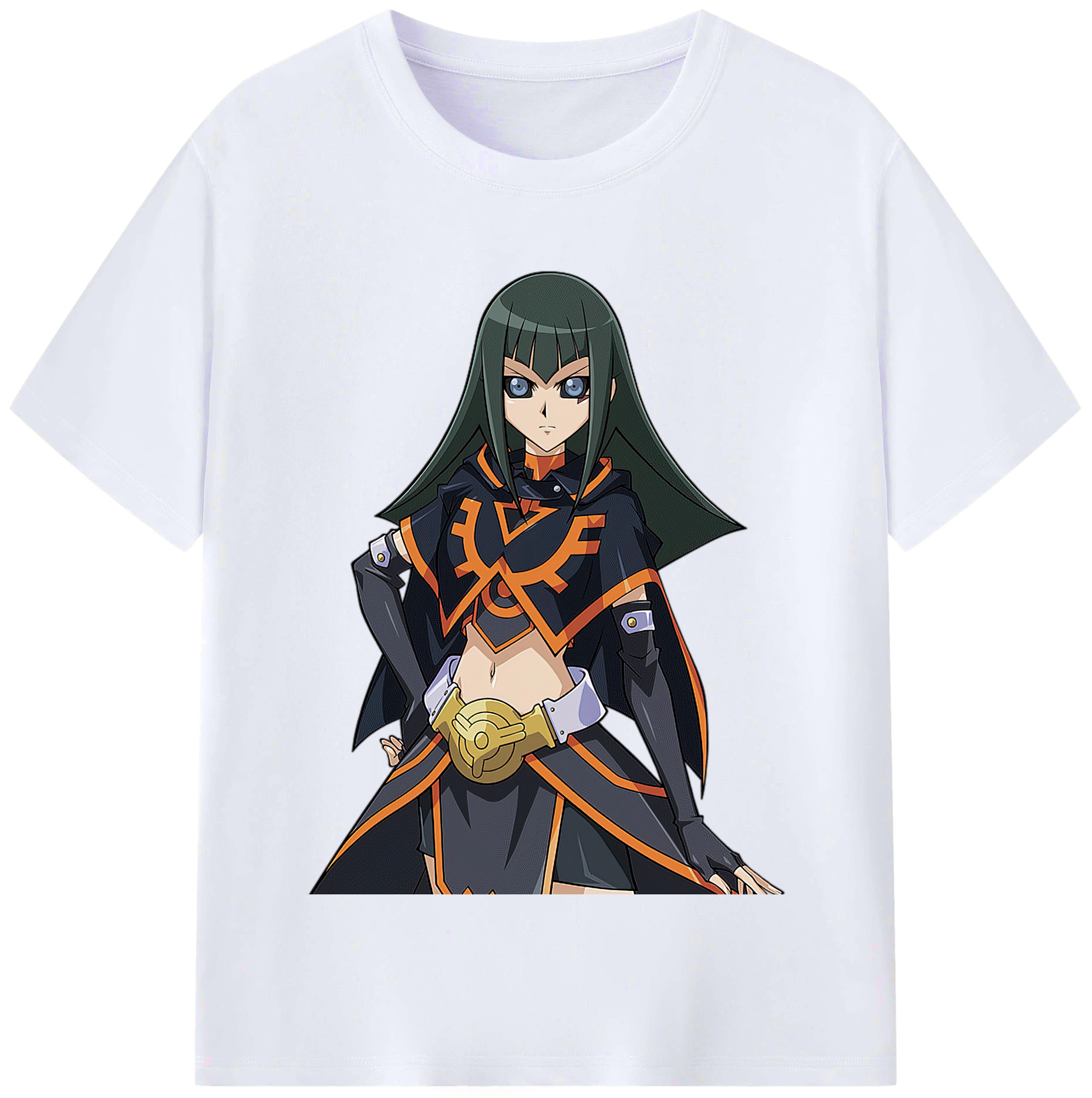 （画像用） 遊☆戯☆王 Yu-Gi-Oh! レディースカジュアルプリントTシャツ（綿100％）