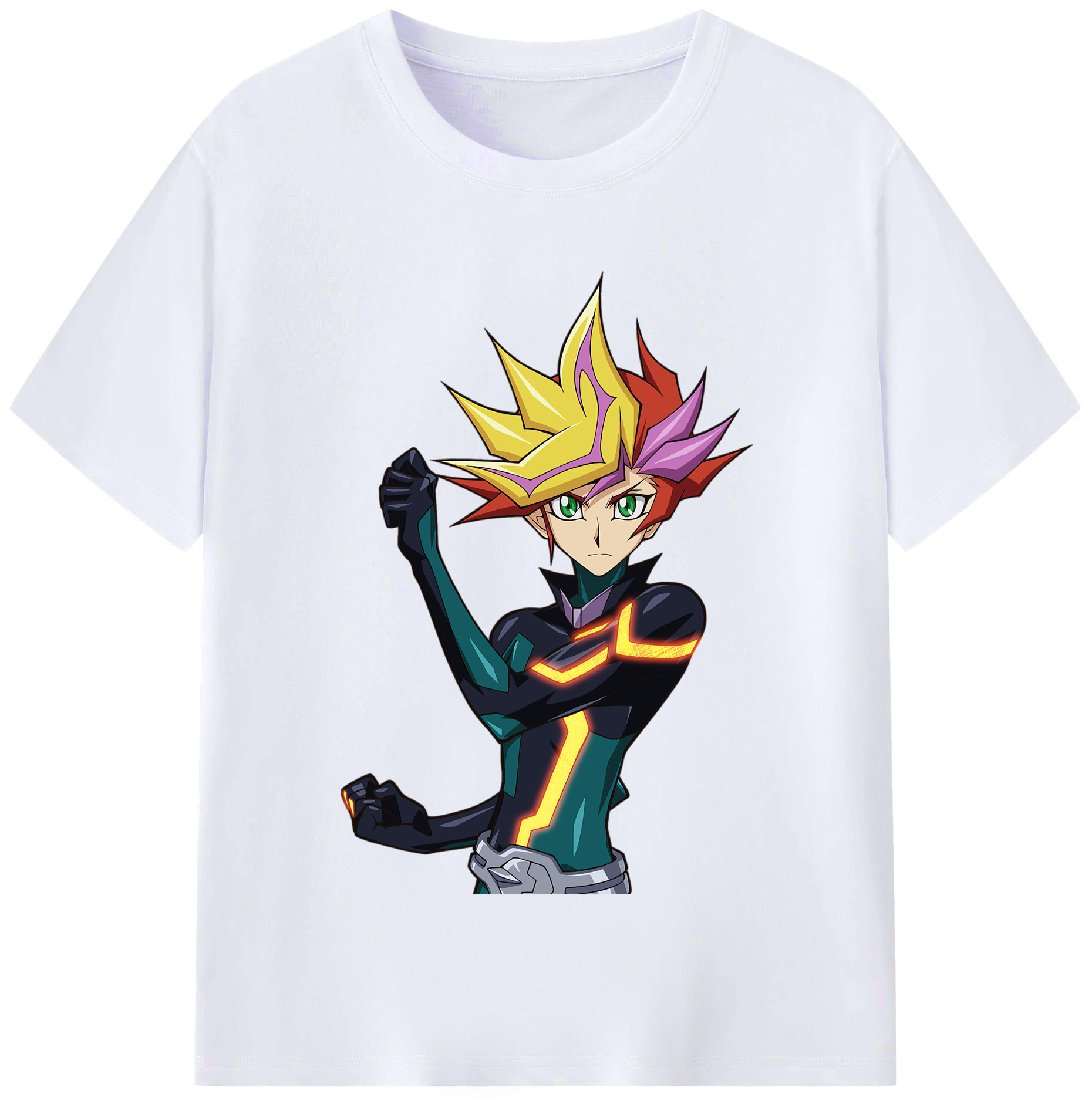 （画像用） 遊☆戯☆王 Yu-Gi-Oh! レディースカジュアルプリントTシャツ（綿100％）
