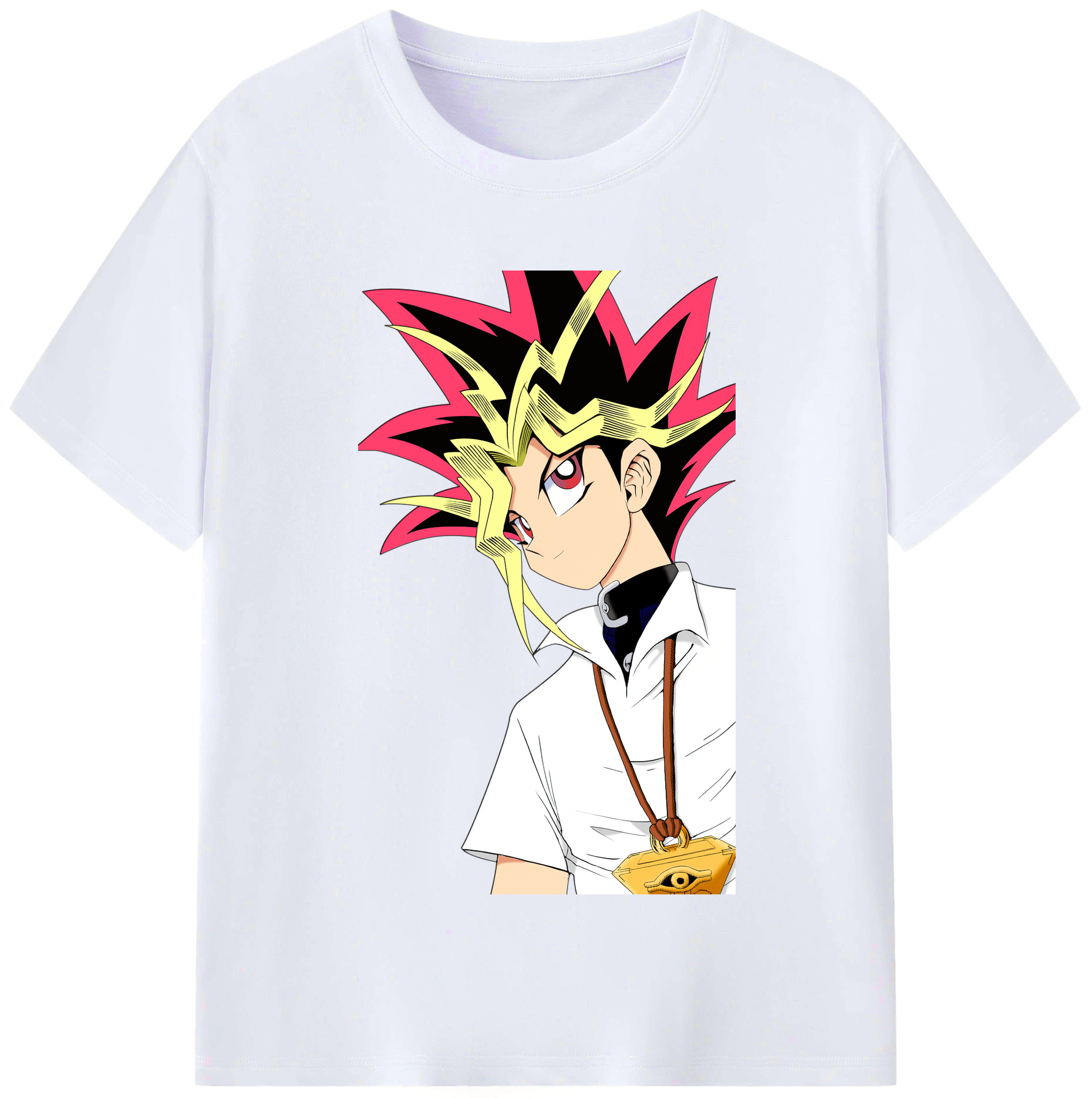 （画像用） 遊☆戯☆王 Yu-Gi-Oh! レディースカジュアルプリントTシャツ（綿100％）
