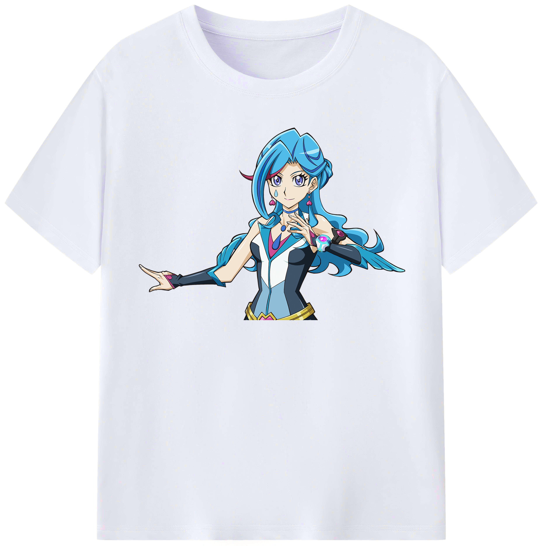 （画像用） 遊☆戯☆王 Yu-Gi-Oh! レディースカジュアルプリントTシャツ（綿100％）