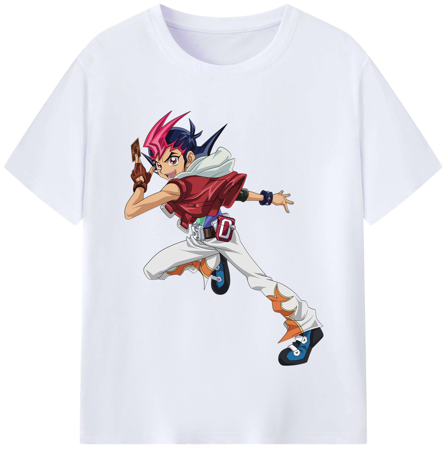 （画像用） 遊☆戯☆王 Yu-Gi-Oh! レディースカジュアルプリントTシャツ（綿100％）