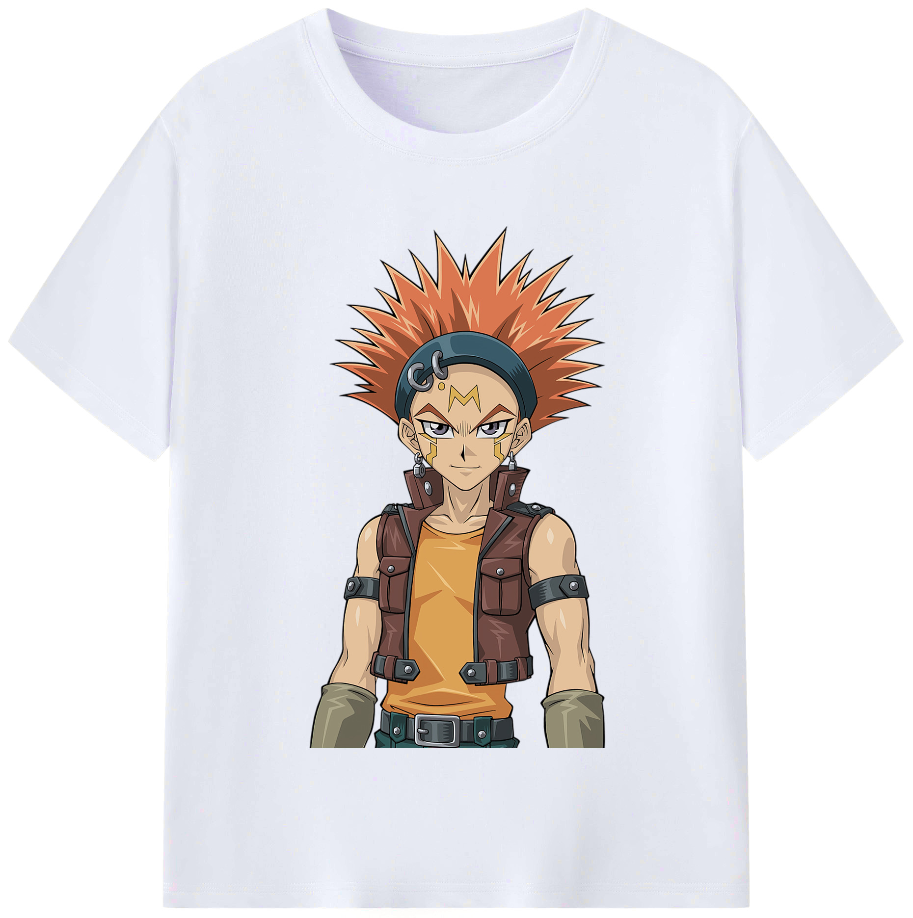 （画像用） 遊☆戯☆王 Yu-Gi-Oh! レディースカジュアルプリントTシャツ（綿100％）