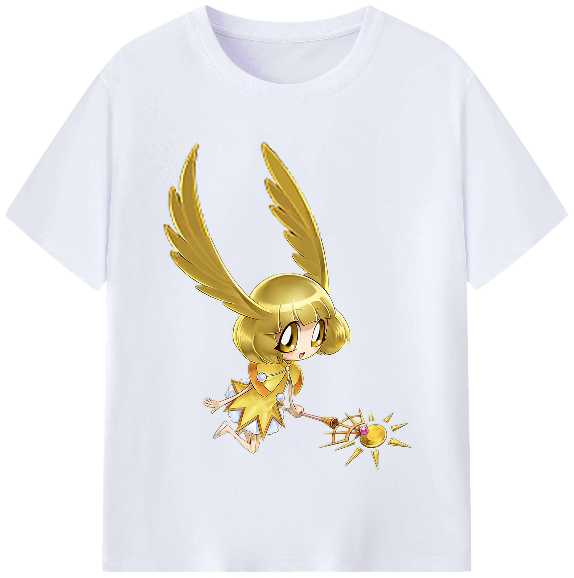 （画像用） 遊☆戯☆王 Yu-Gi-Oh! レディースカジュアルプリントTシャツ（綿100％）