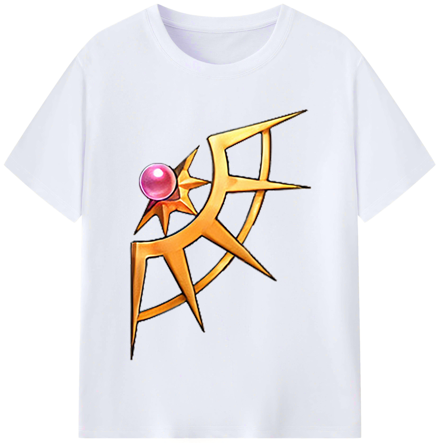 （画像用） 遊☆戯☆王 Yu-Gi-Oh! レディースカジュアルプリントTシャツ（綿100％）