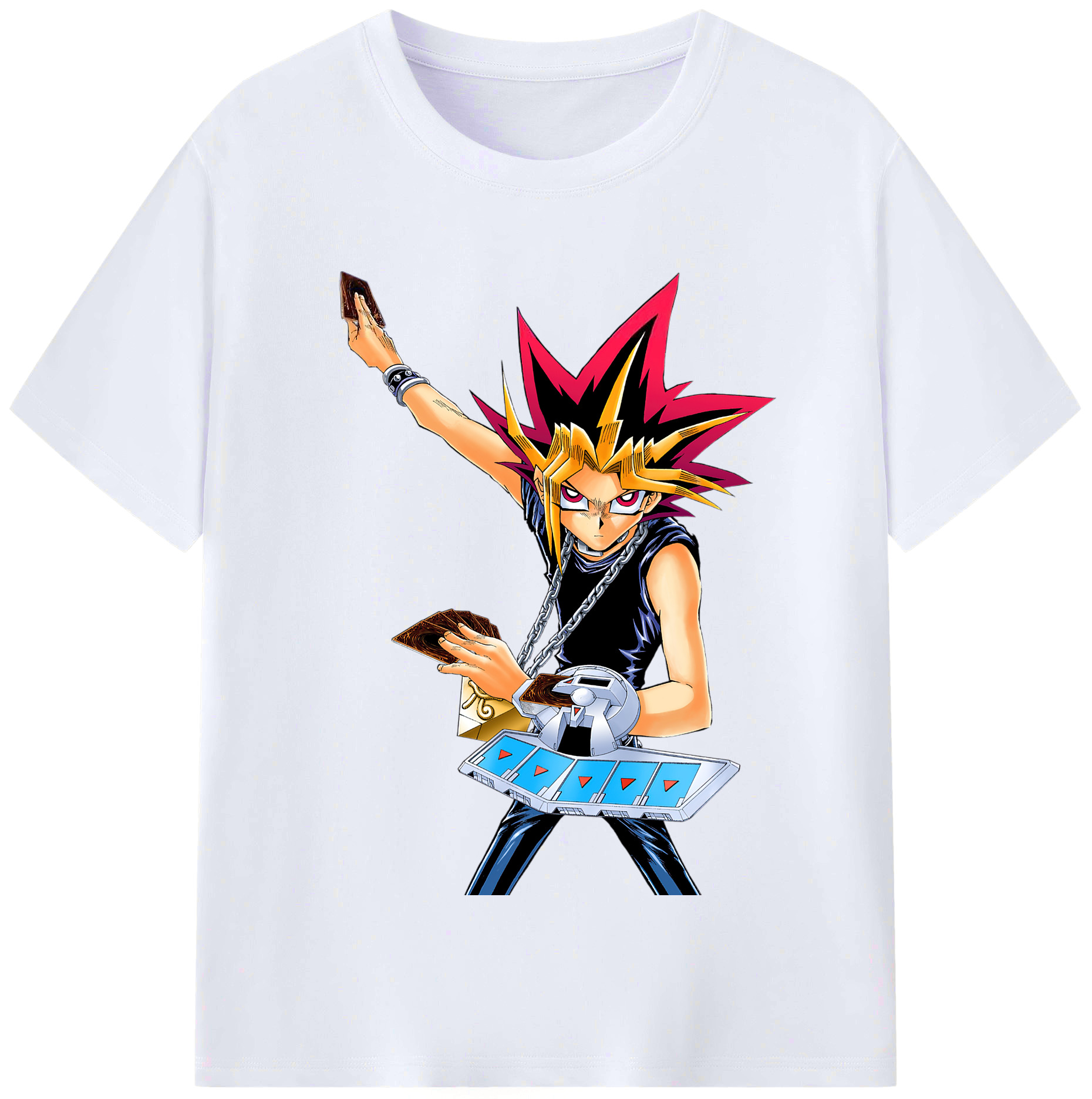 （画像用） 遊☆戯☆王 Yu-Gi-Oh! レディースカジュアルプリントTシャツ（綿100％）