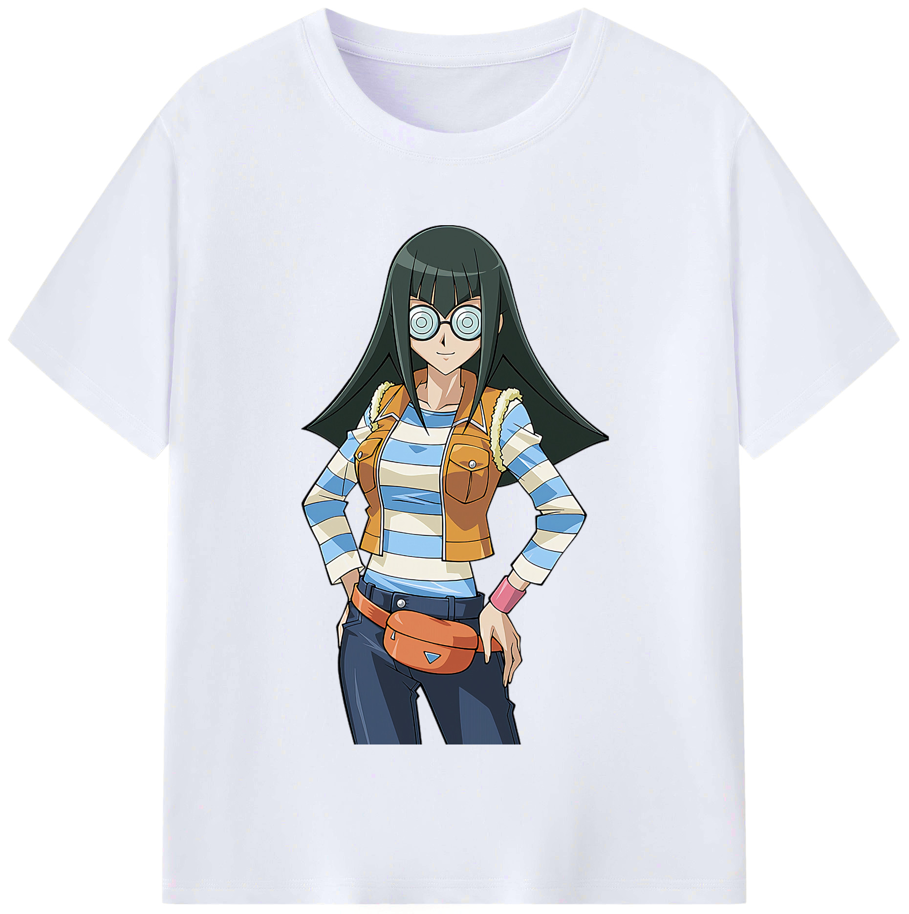 （画像用） 遊☆戯☆王 Yu-Gi-Oh! レディースカジュアルプリントTシャツ（綿100％）
