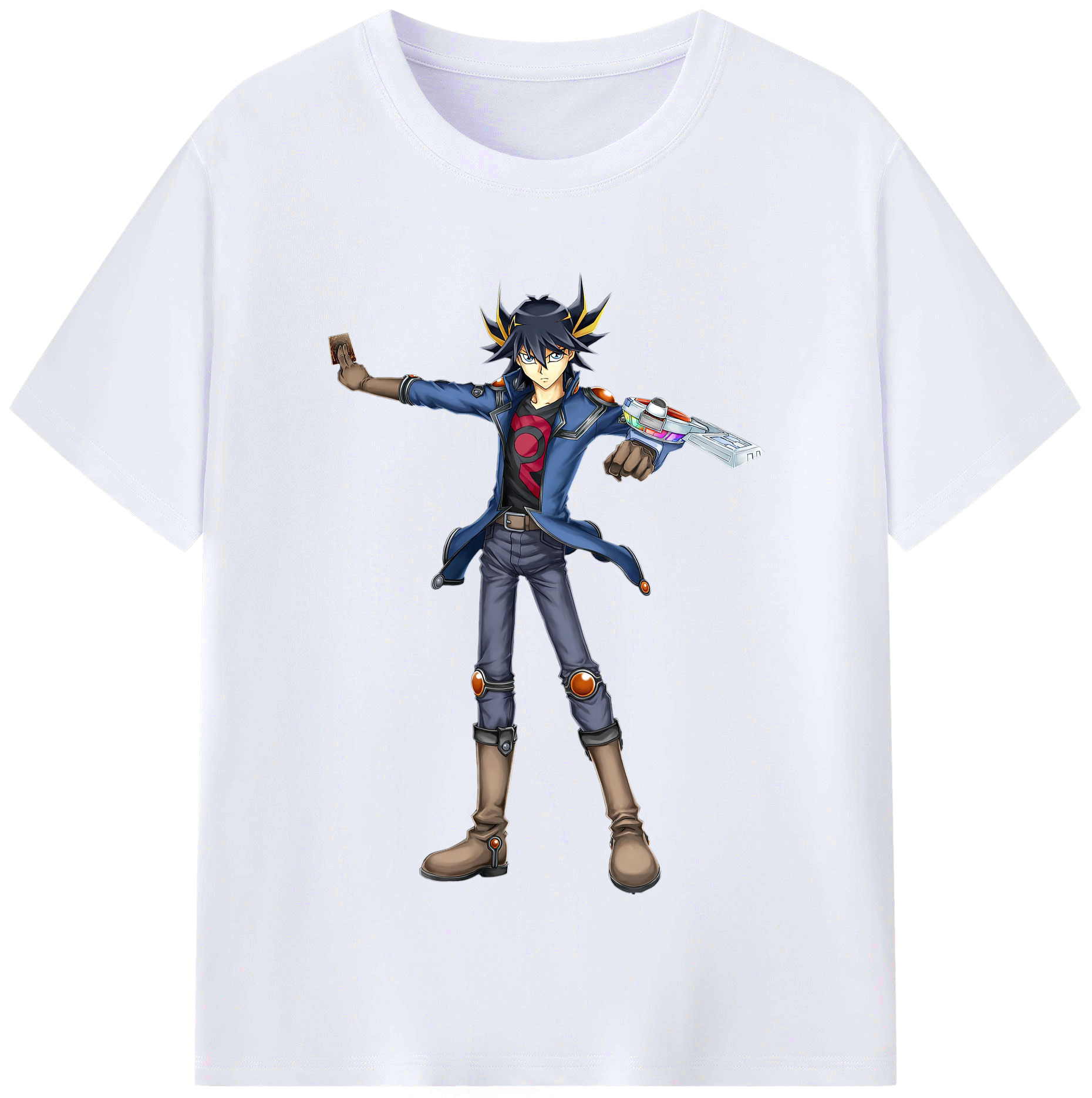 （画像用） 遊☆戯☆王 Yu-Gi-Oh! レディースカジュアルプリントTシャツ（綿100％）