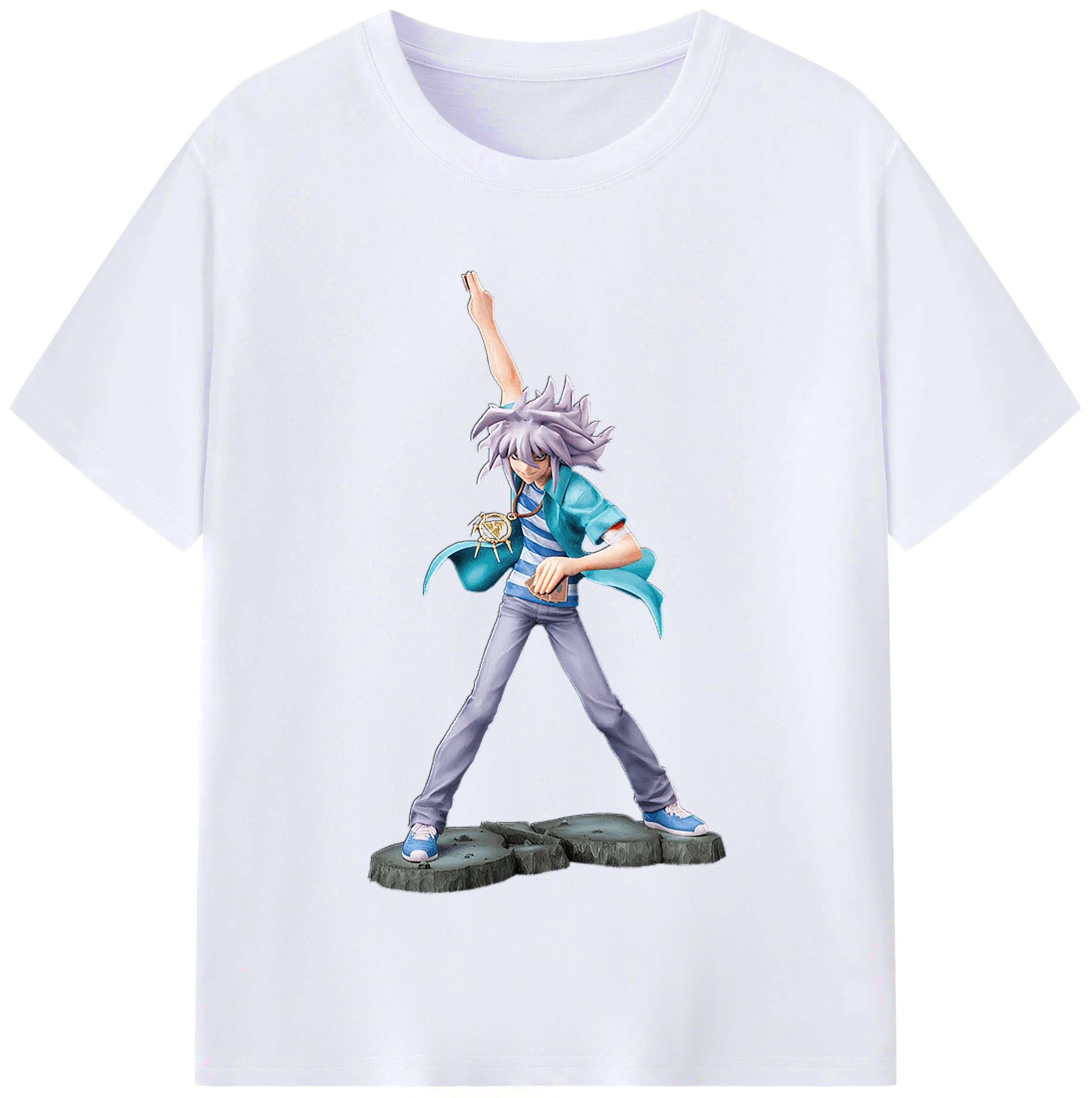 （画像用） 遊☆戯☆王 Yu-Gi-Oh! レディースカジュアルプリントTシャツ（綿100％）