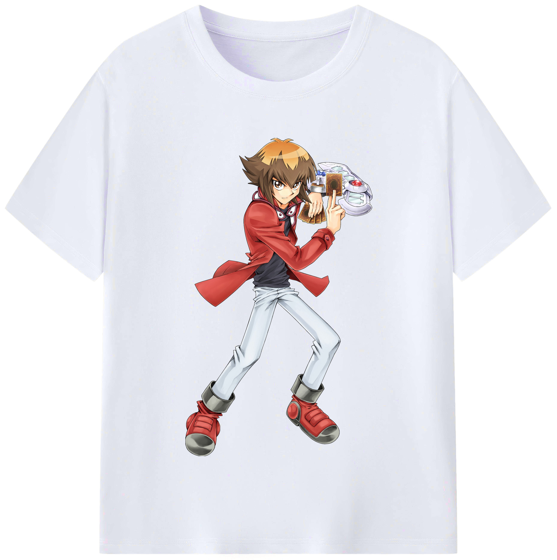 （画像用） 遊☆戯☆王 Yu-Gi-Oh! レディースカジュアルプリントTシャツ（綿100％）