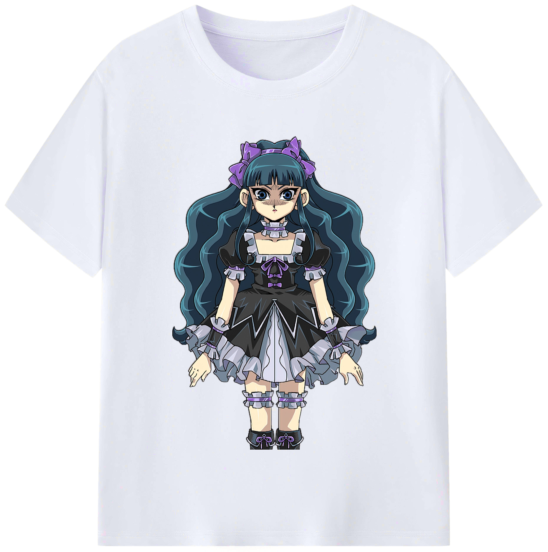 （画像用） 遊☆戯☆王 Yu-Gi-Oh! レディースカジュアルプリントTシャツ（綿100％）