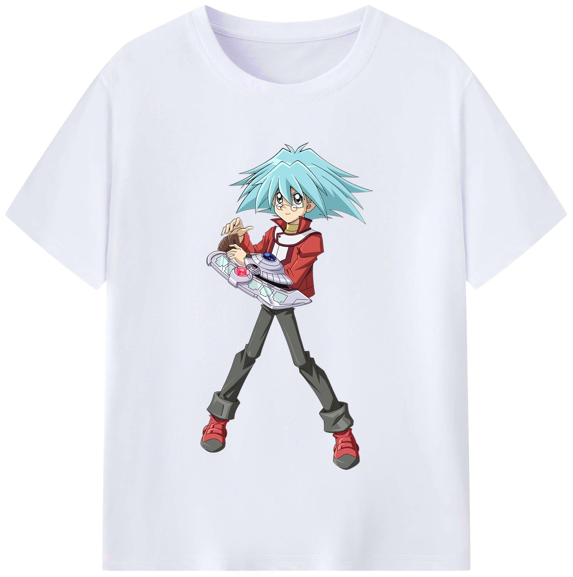 （画像用） 遊☆戯☆王 Yu-Gi-Oh! レディースカジュアルプリントTシャツ（綿100％）