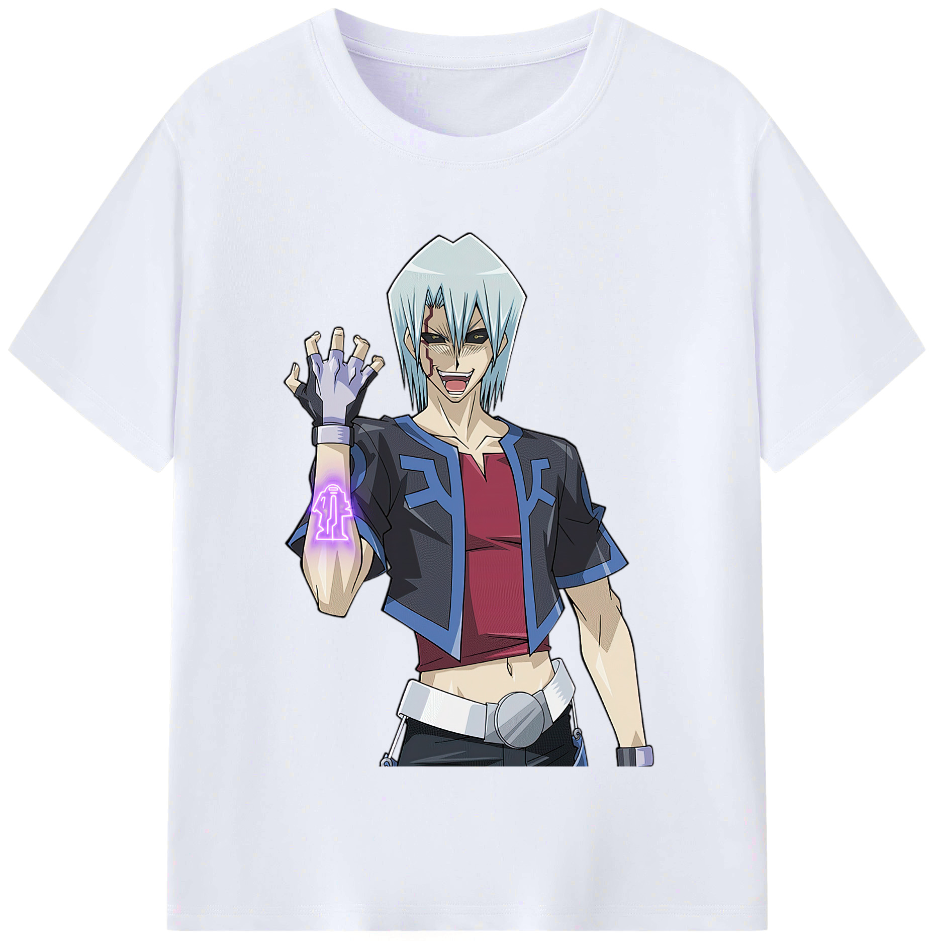 （画像用） 遊☆戯☆王 Yu-Gi-Oh! レディースカジュアルプリントTシャツ（綿100％）